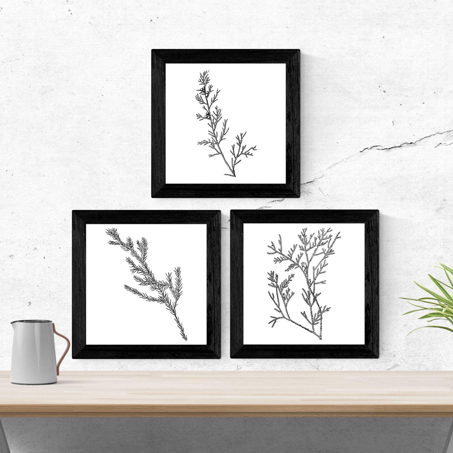 Pack de 3 láminas de Ramas DE ARBOLES.-Artwork-Nacnic-Nacnic Estudio SL