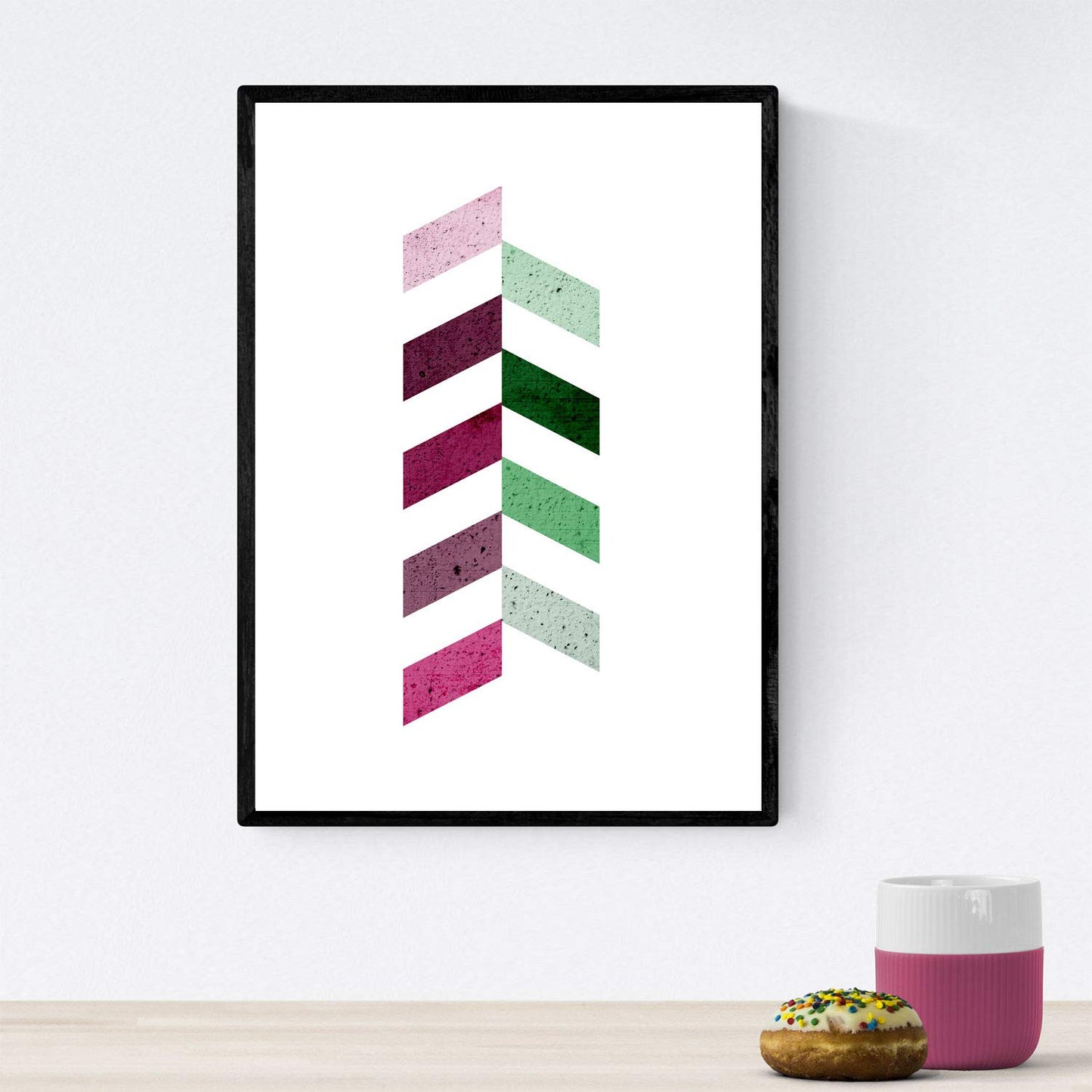 PACK de 3 láminas para enmarcar MONTAÑAS GEOMÉTRICAS. Estillo NORDICO, escandinavo. Decoración de hogar. Posters impresos en.-Artwork-Nacnic-Nacnic Estudio SL