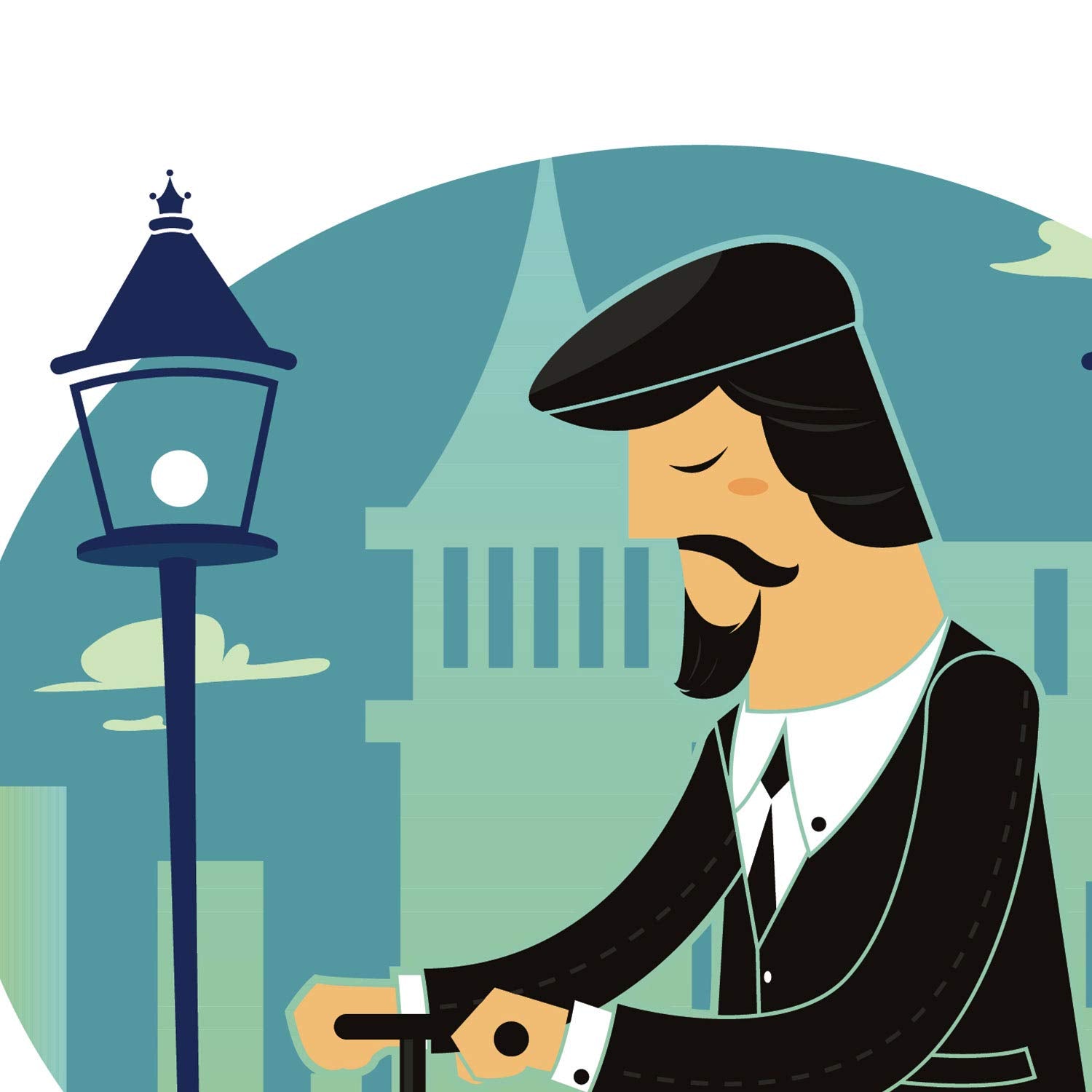 Pack de Dos láminas Caballeros.-Artwork-Nacnic-Nacnic Estudio SL