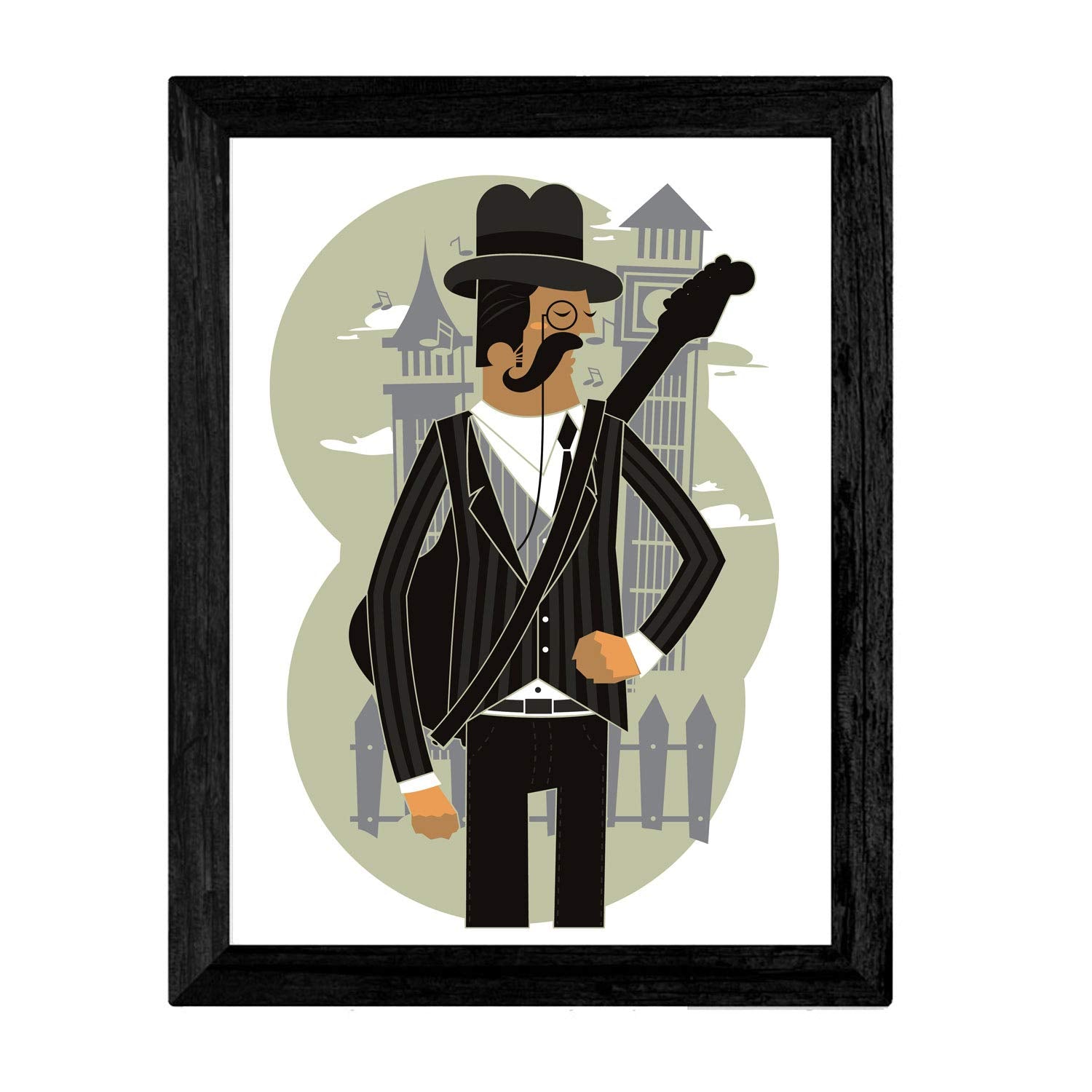 Pack de Dos láminas Caballeros.-Artwork-Nacnic-Nacnic Estudio SL