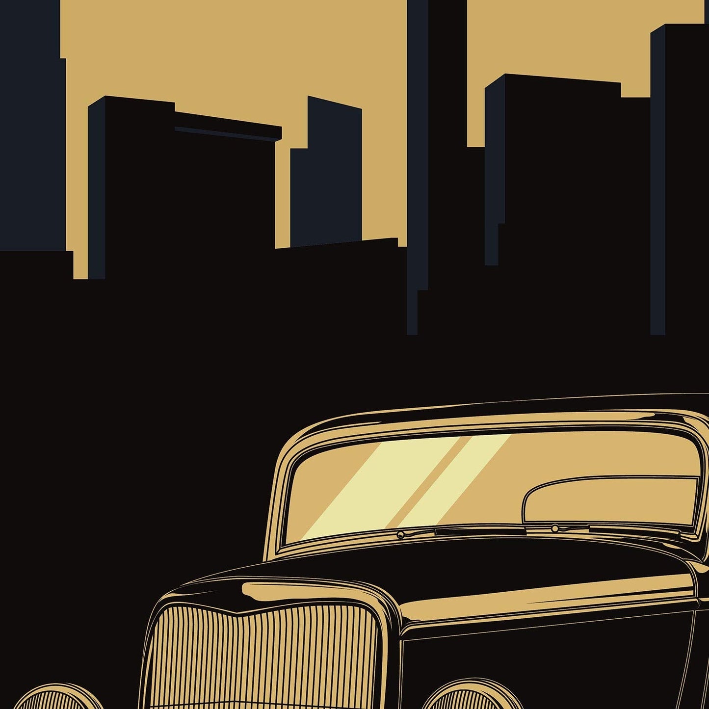 Pack de Dos láminas de Coches Vintage.-Artwork-Nacnic-Nacnic Estudio SL