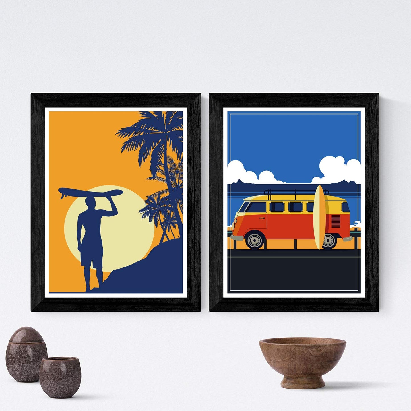 Pack de Dos láminas Surf.-Artwork-Nacnic-Nacnic Estudio SL