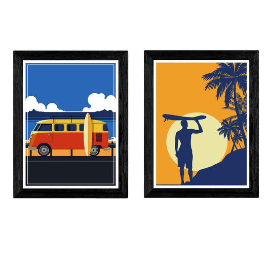 Pack de Dos láminas Surf.-Artwork-Nacnic-Nacnic Estudio SL