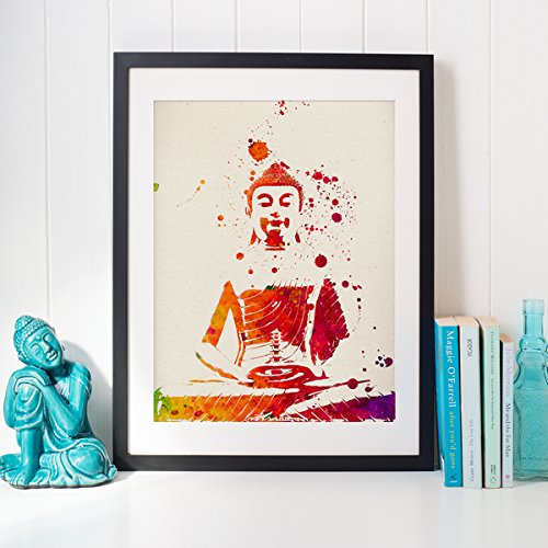 PACK de láminas para enmarcar MEDITACION. Posters estilo acuarela con imágenes de la India. alta calidad-Artwork-Nacnic-Nacnic Estudio SL
