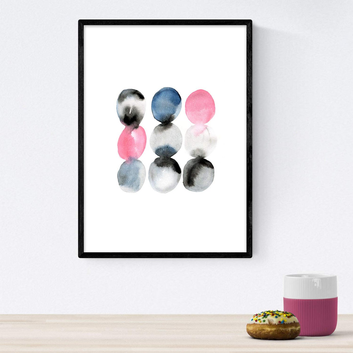 Pack de posters de Colores acuarela. Láminas coloridas con diseño nórdico.-Artwork-Nacnic-Nacnic Estudio SL