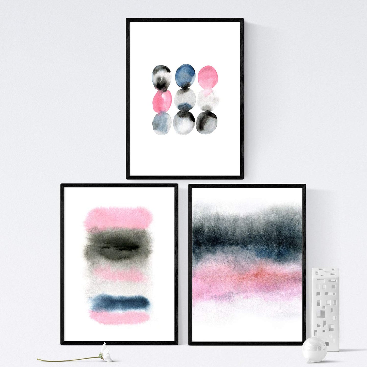 Pack de posters de Colores acuarela. Láminas coloridas con diseño nórdico.-Artwork-Nacnic-Nacnic Estudio SL