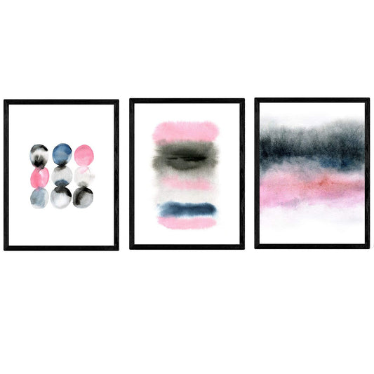 Pack de posters de Colores acuarela. Láminas coloridas con diseño nórdico.-Artwork-Nacnic-Nacnic Estudio SL