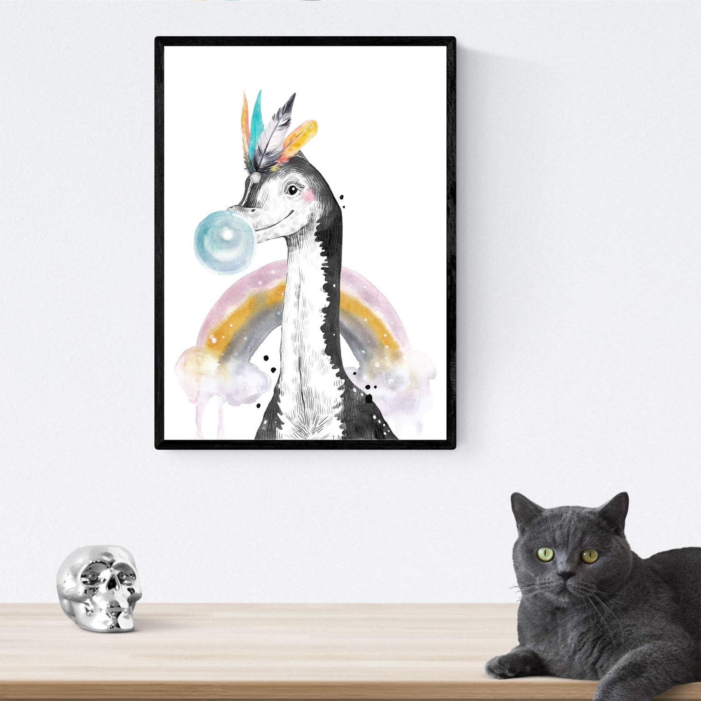 Pack de posters de Dinosaurios infantiles. Láminas de dinosaurios para niños.-Artwork-Nacnic-Nacnic Estudio SL