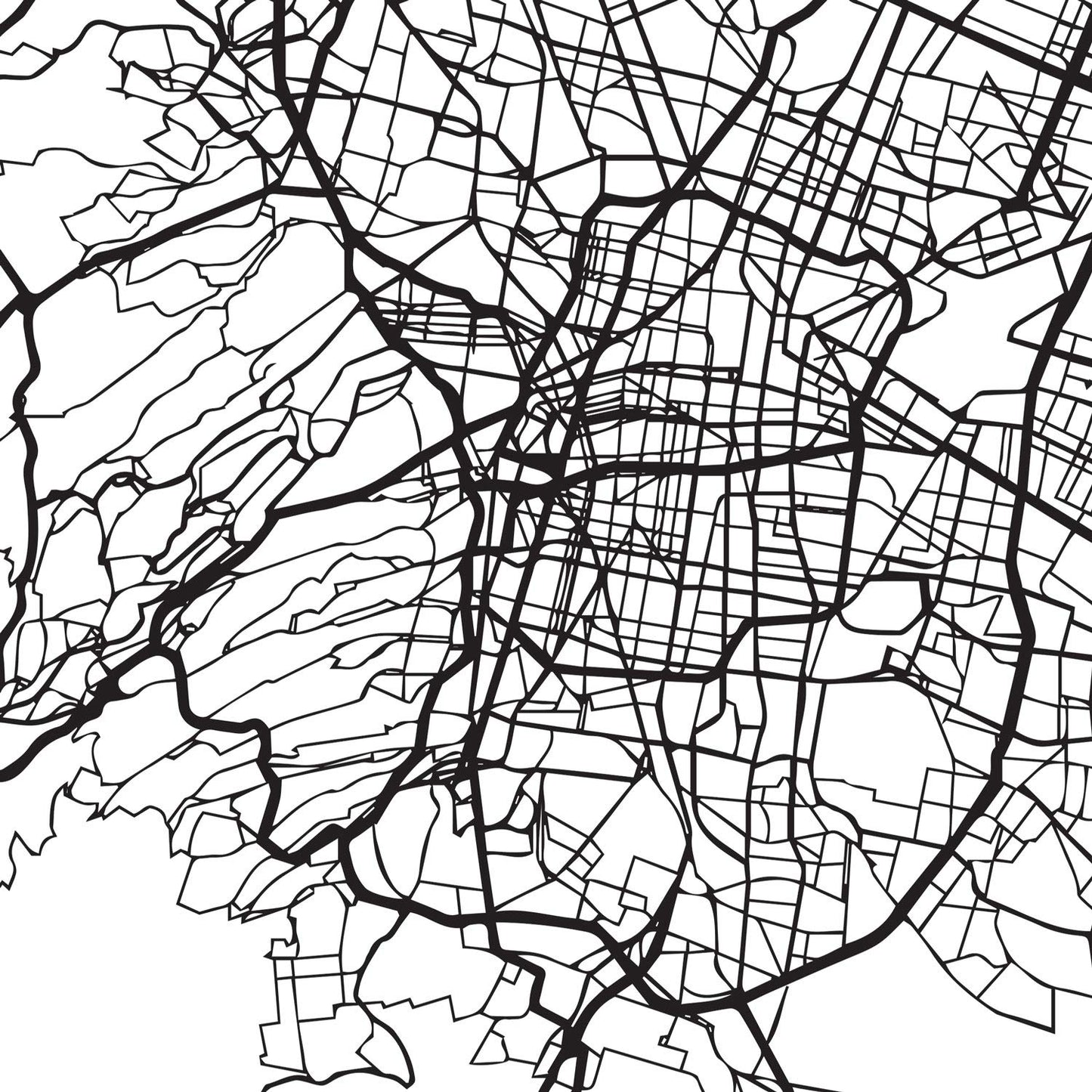 Pack de posters de paises y monumentos. Mapa ciudad de Mejico monumento Tzitzen Itza y mapa Mejico.-Artwork-Nacnic-Nacnic Estudio SL