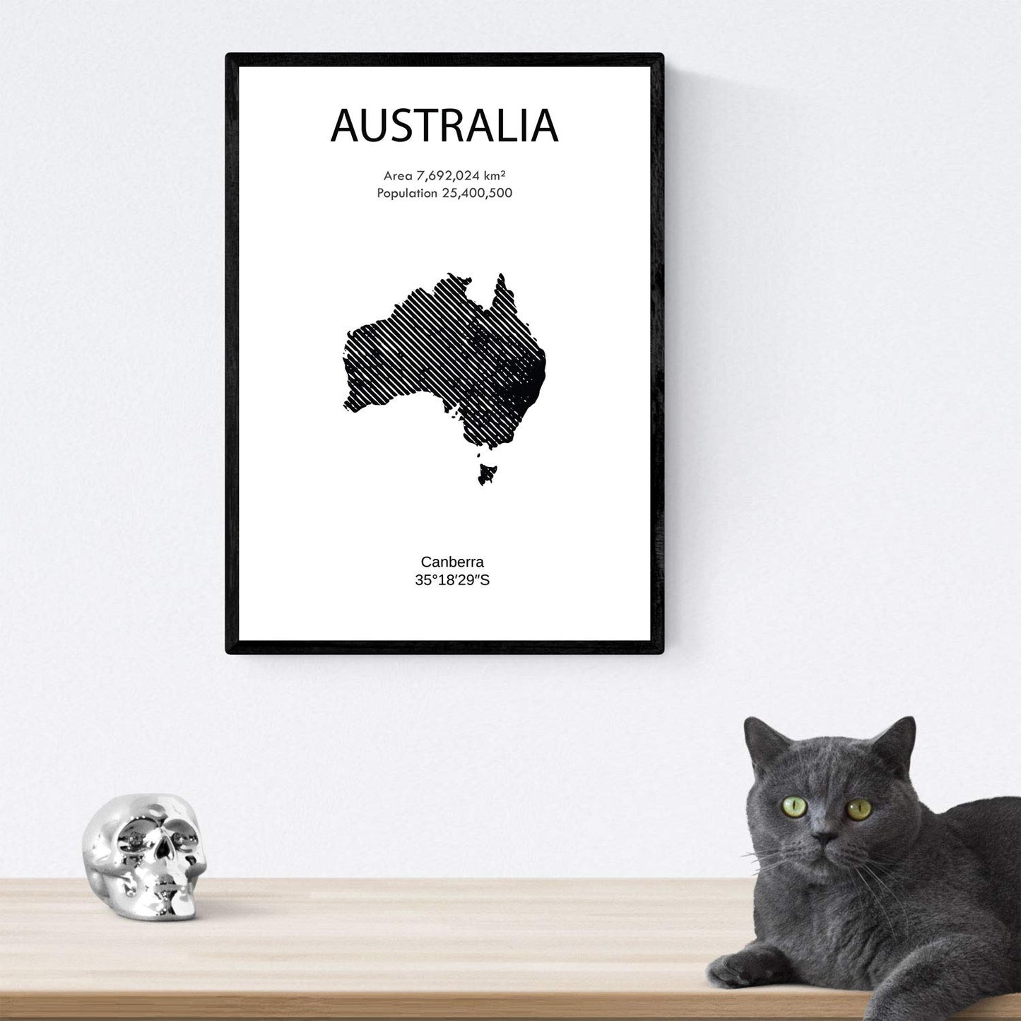 Pack de posters de paises y monumentos. Mapa cuidad Sidney, monumento Harbour Bridge y mapa Australia.-Artwork-Nacnic-Nacnic Estudio SL