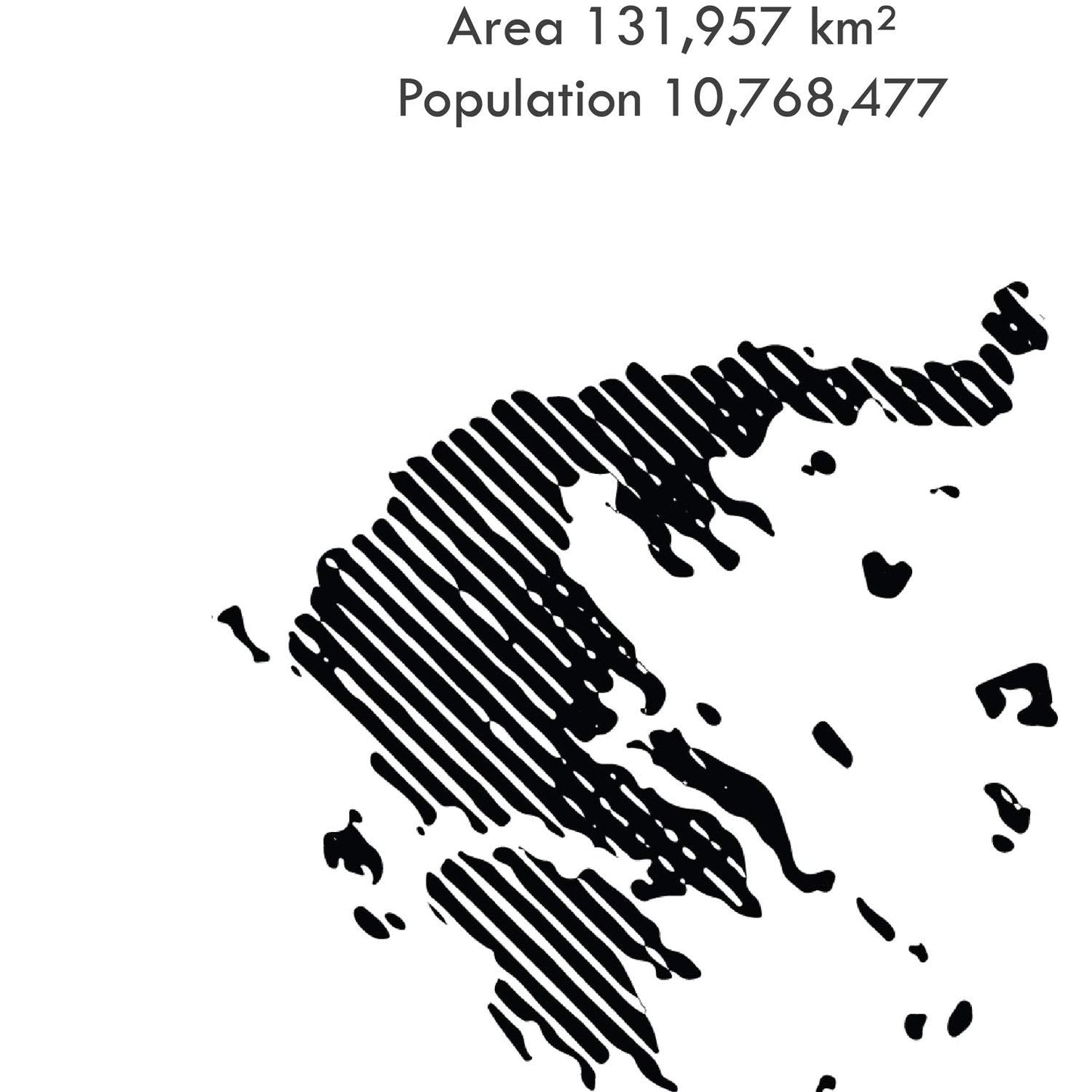 Pack de posters de paises y monumentos. Mapa Grecia y monumento Santorini.-Artwork-Nacnic-Nacnic Estudio SL