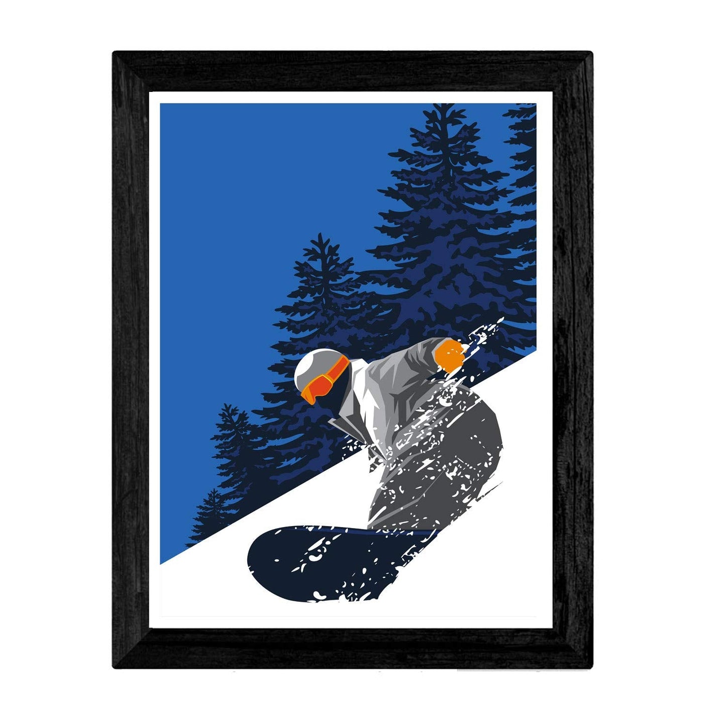 Pack de Tres Laminas Snowboard.-Artwork-Nacnic-Nacnic Estudio SL