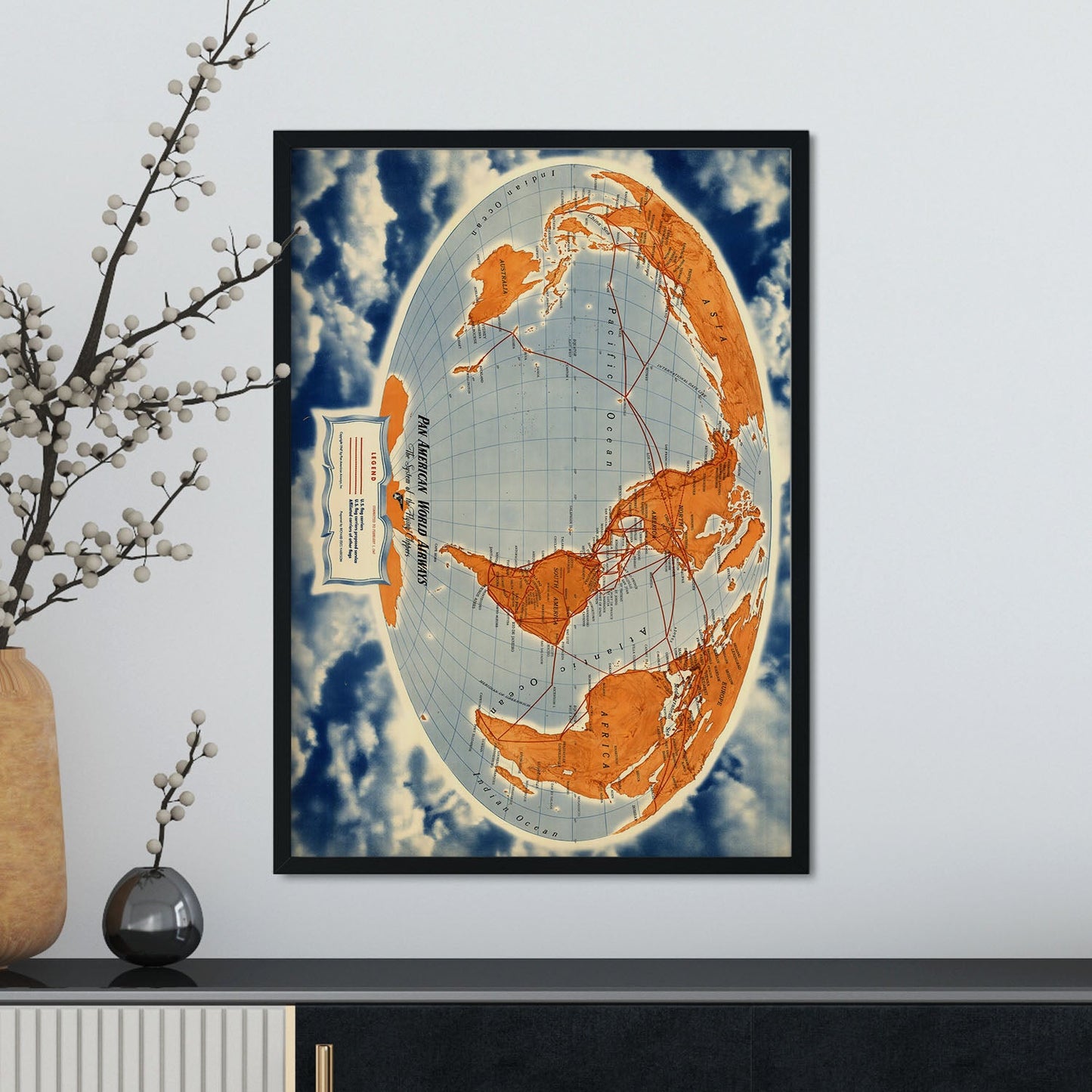 Pan-Am-world-routes-poster-Artwork-Nacnic-Nacnic Estudio SL