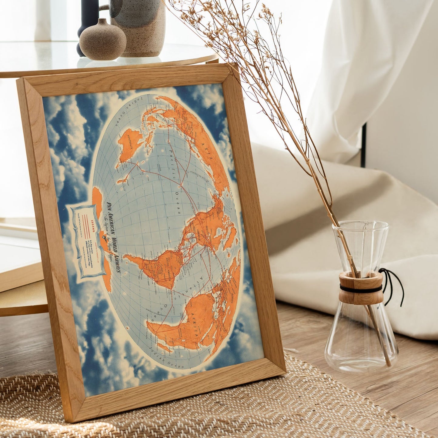 Pan-Am-world-routes-poster-Artwork-Nacnic-Nacnic Estudio SL