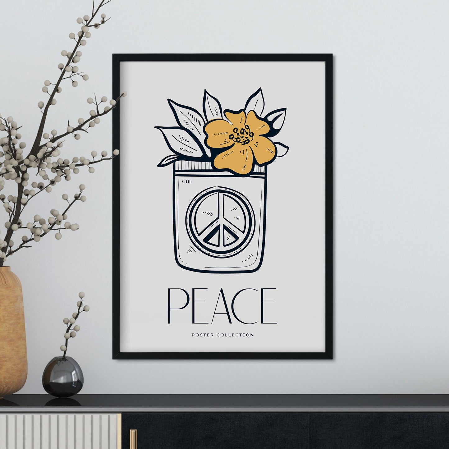 Peace flower-Artwork-Nacnic-Nacnic Estudio SL