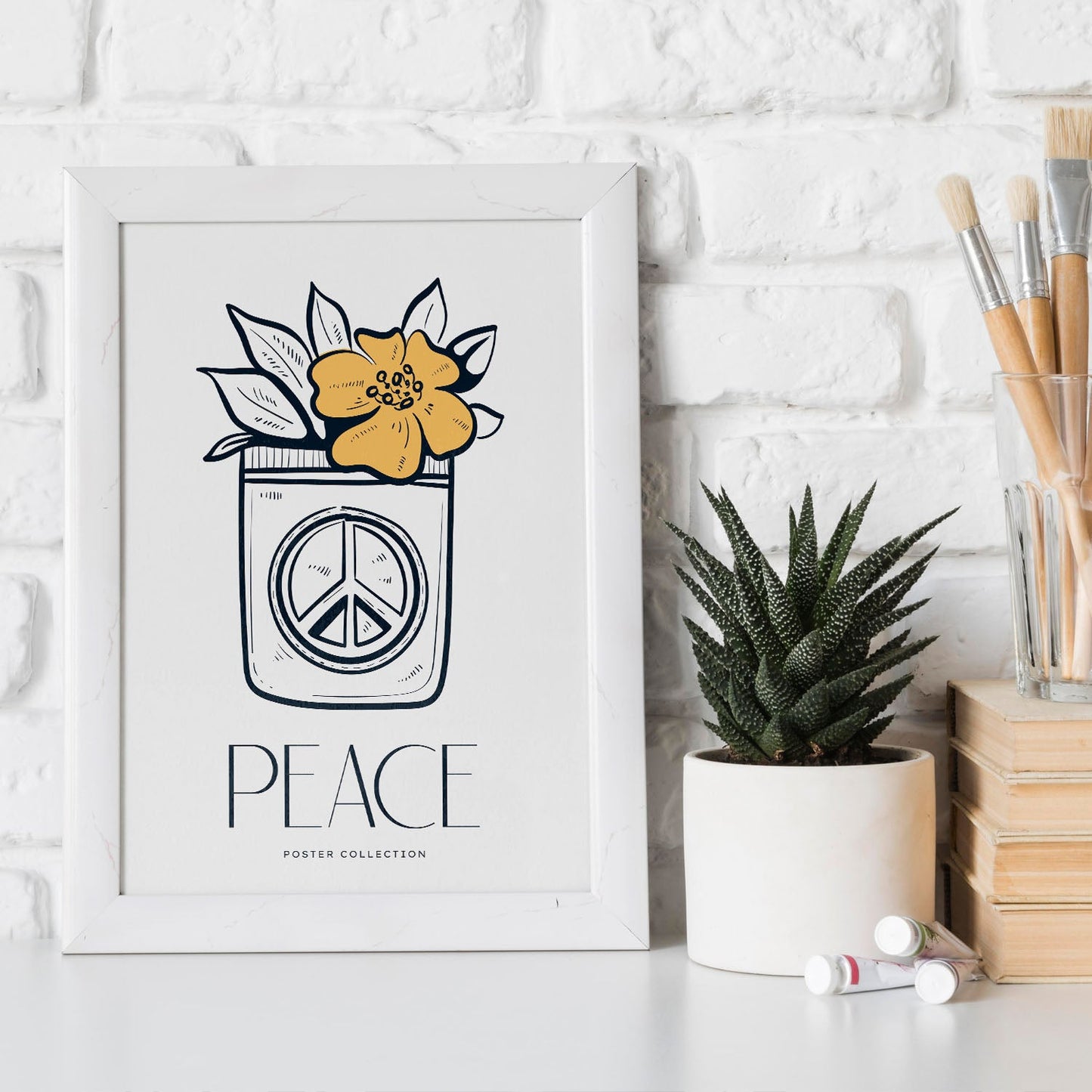 Peace flower-Artwork-Nacnic-Nacnic Estudio SL