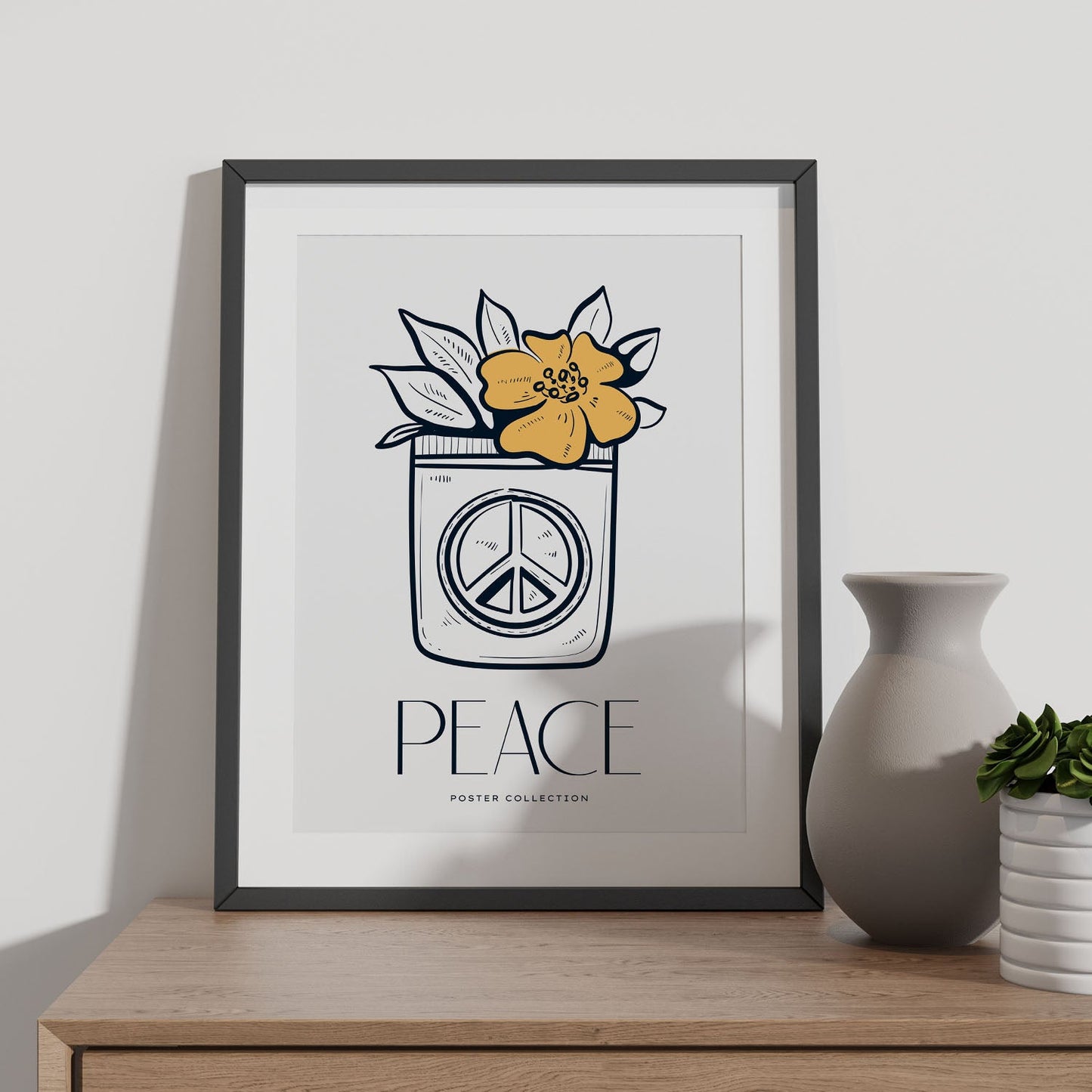 Peace flower-Artwork-Nacnic-Nacnic Estudio SL