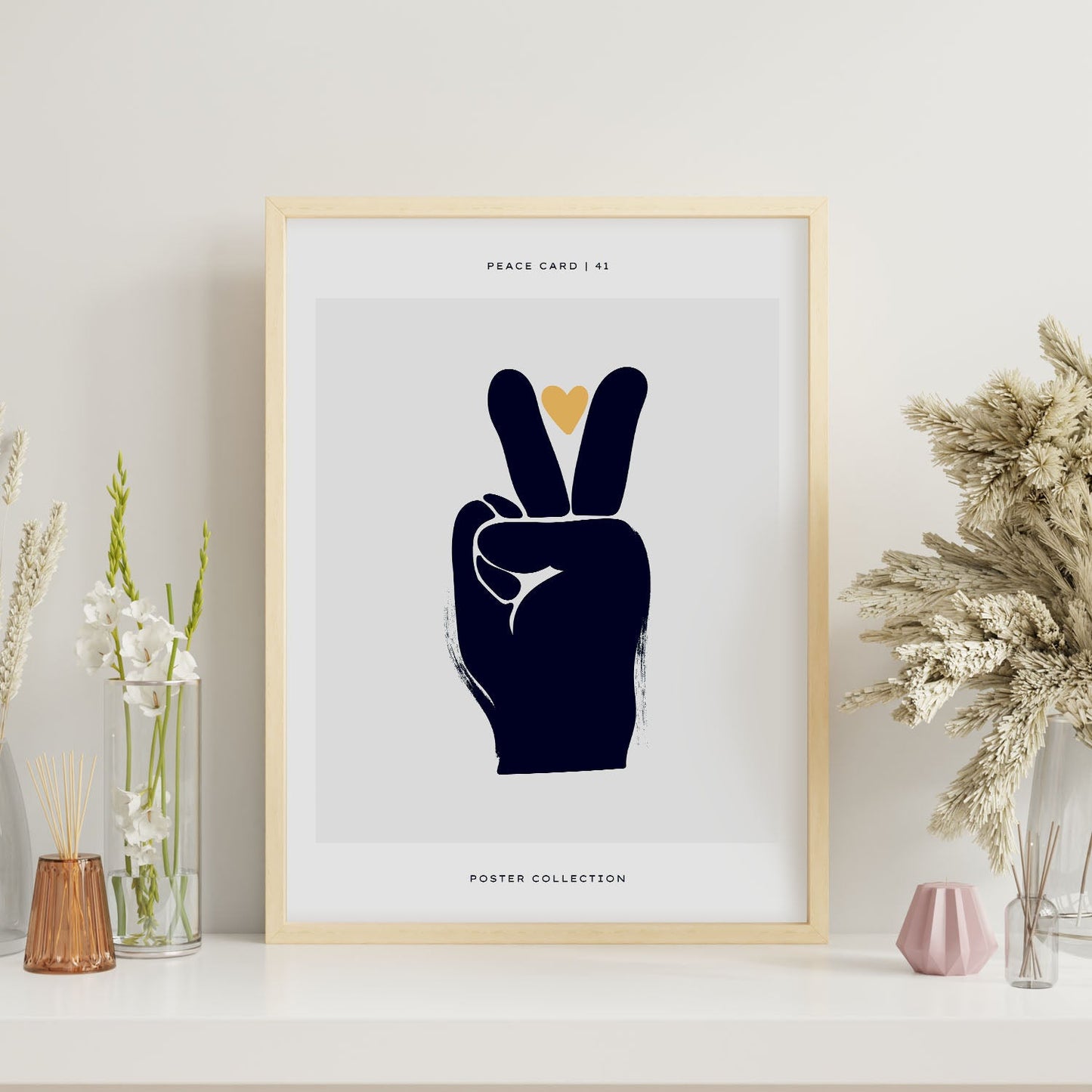 Peace Hand-Artwork-Nacnic-Nacnic Estudio SL