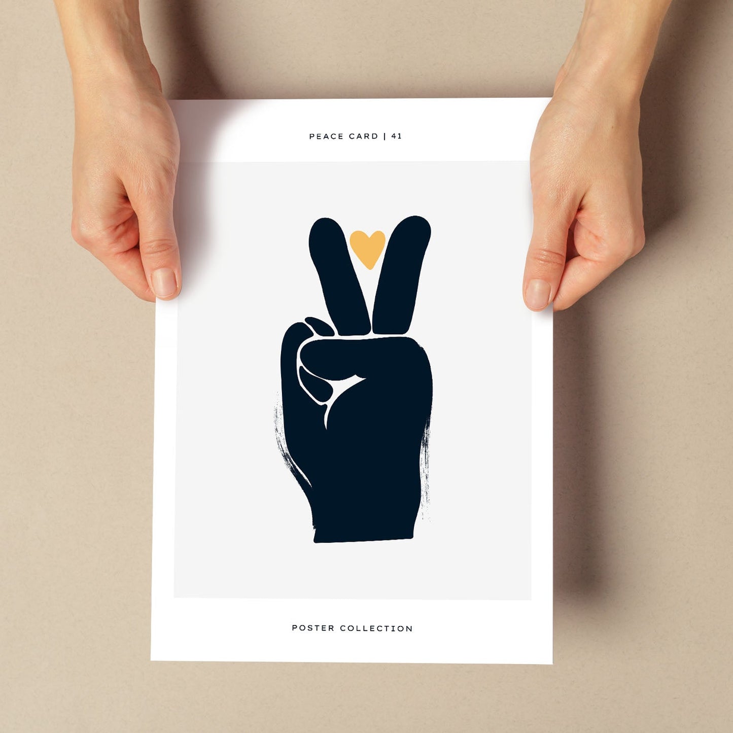 Peace Hand-Artwork-Nacnic-Nacnic Estudio SL