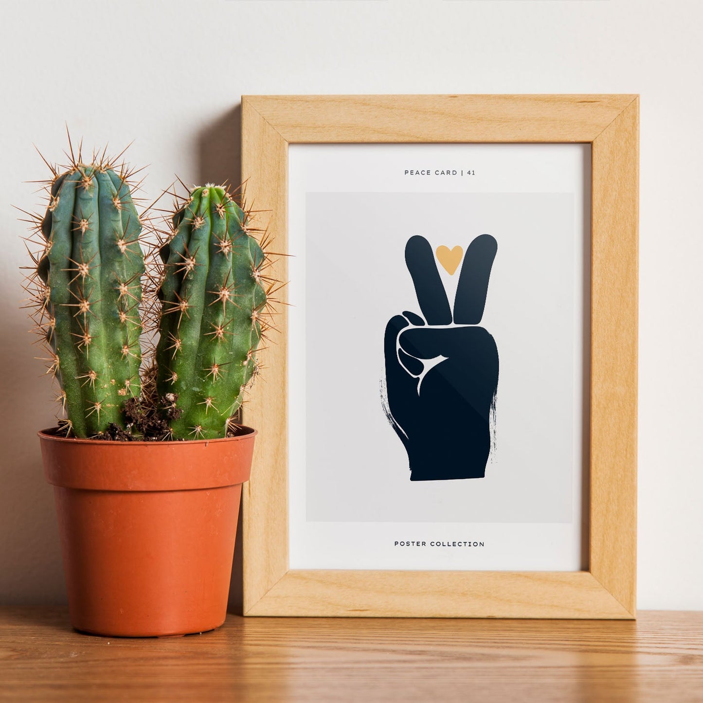Peace Hand-Artwork-Nacnic-Nacnic Estudio SL