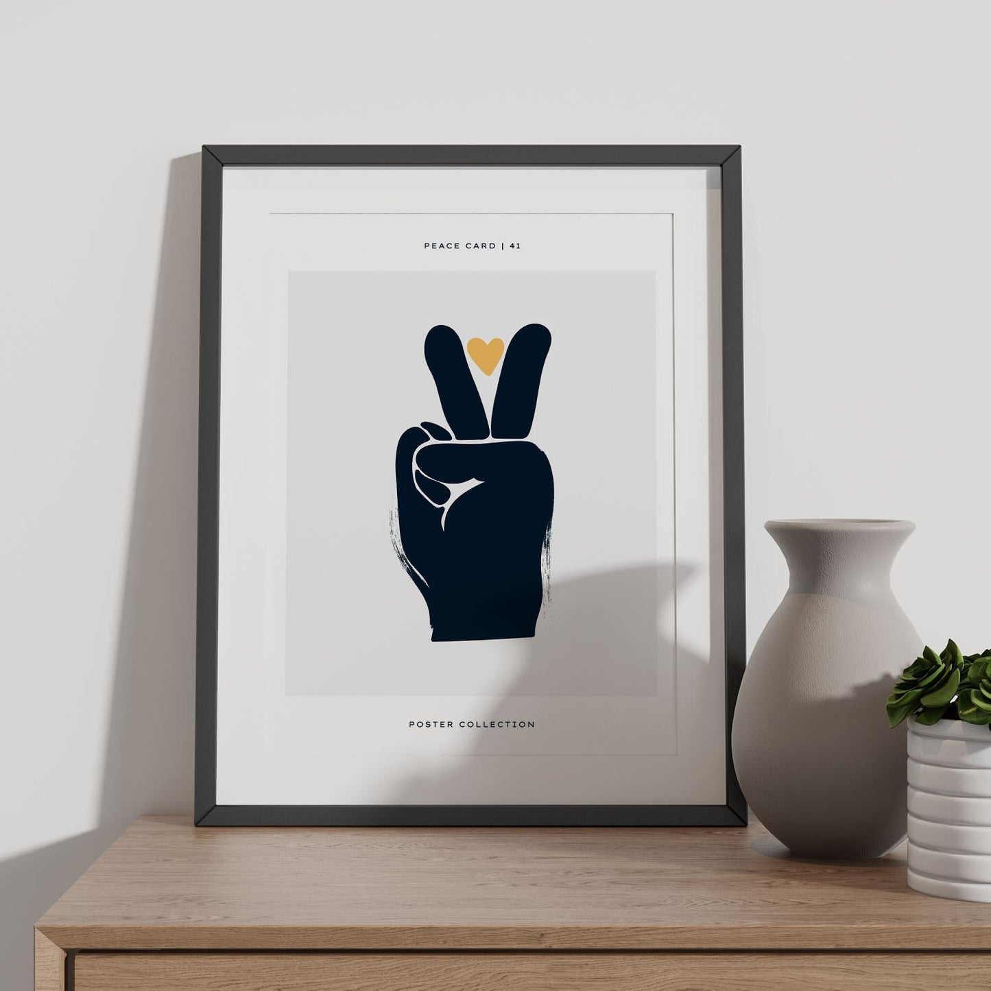 Peace Hand-Artwork-Nacnic-Nacnic Estudio SL
