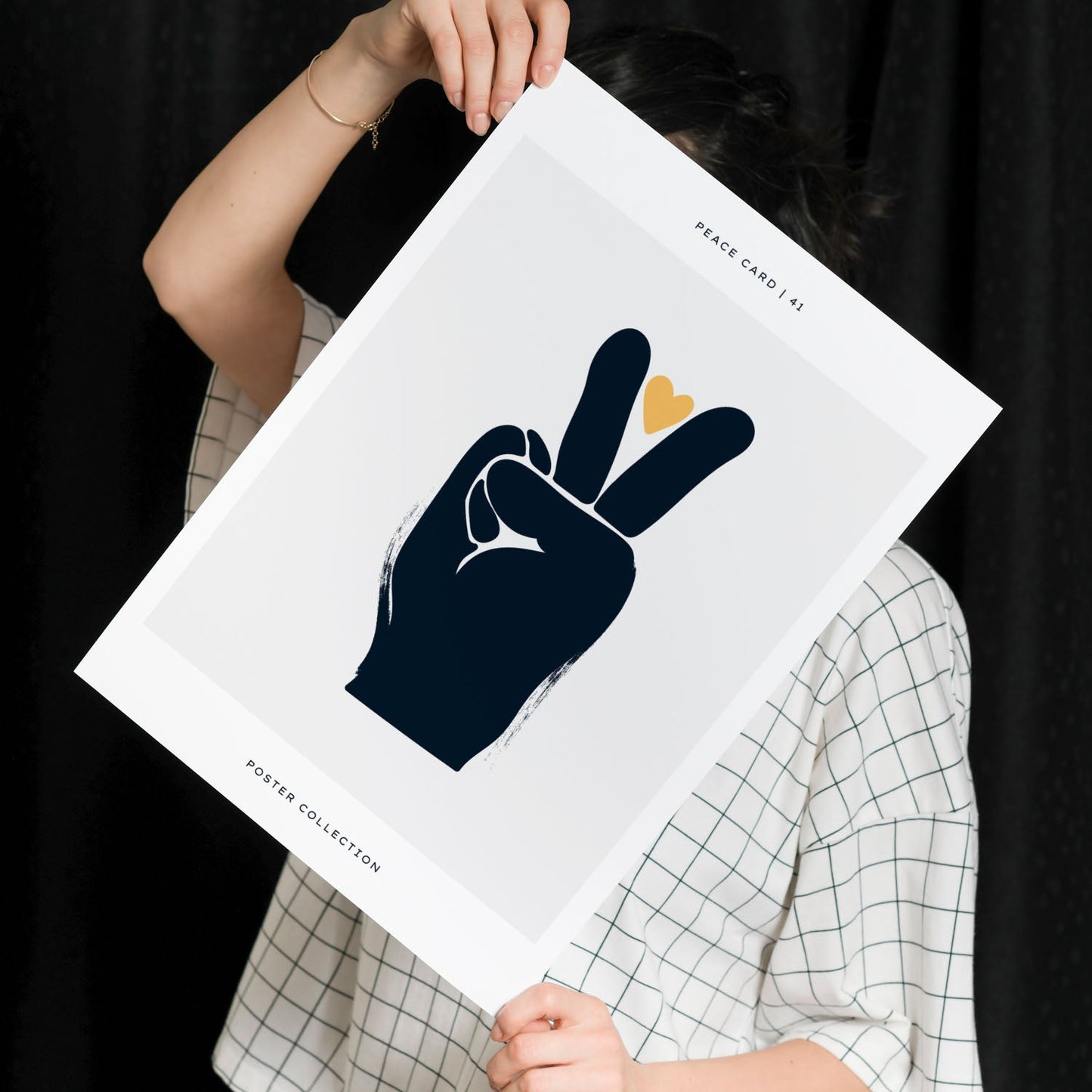 Peace Hand-Artwork-Nacnic-Nacnic Estudio SL