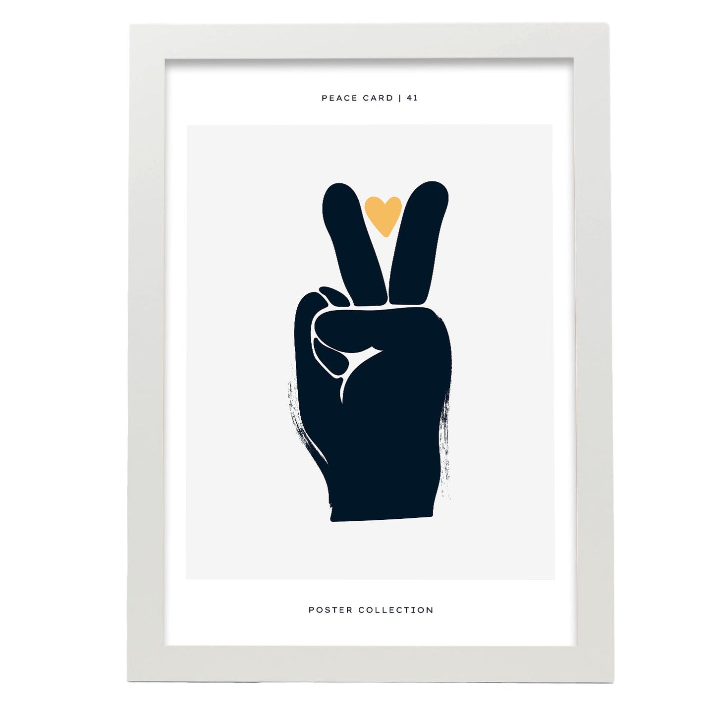 Peace Hand-Artwork-Nacnic-A3-Marco Blanco-Nacnic Estudio SL