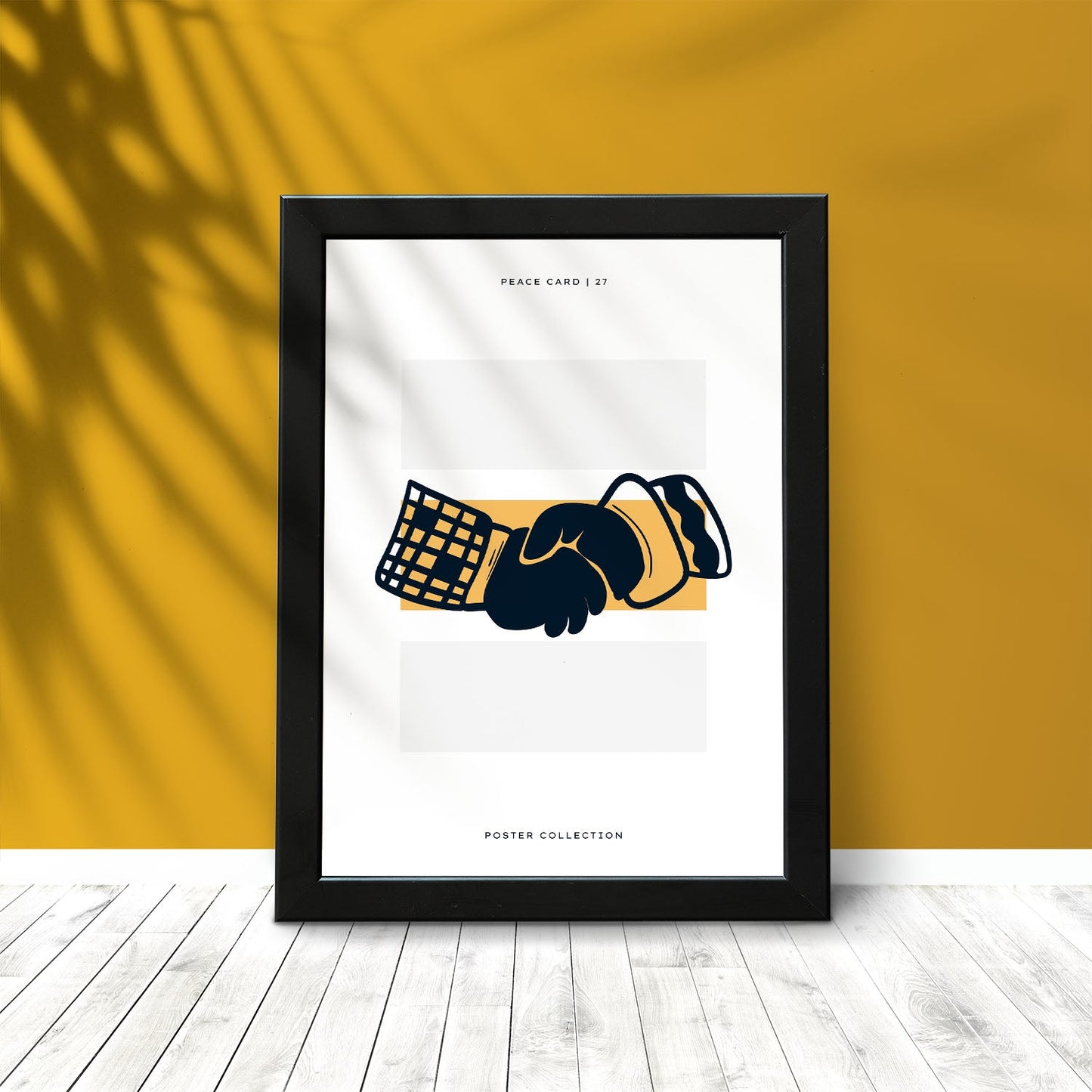 Peace hand shake-Artwork-Nacnic-Nacnic Estudio SL