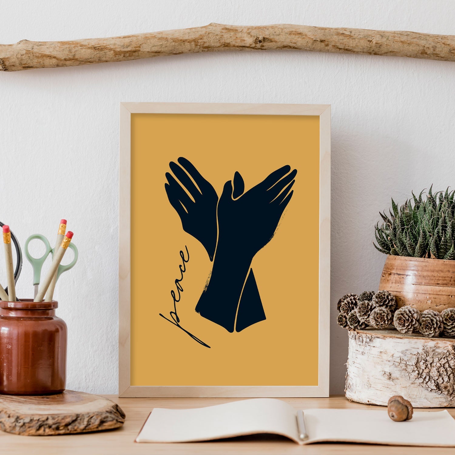 Peace in hands-Artwork-Nacnic-Nacnic Estudio SL