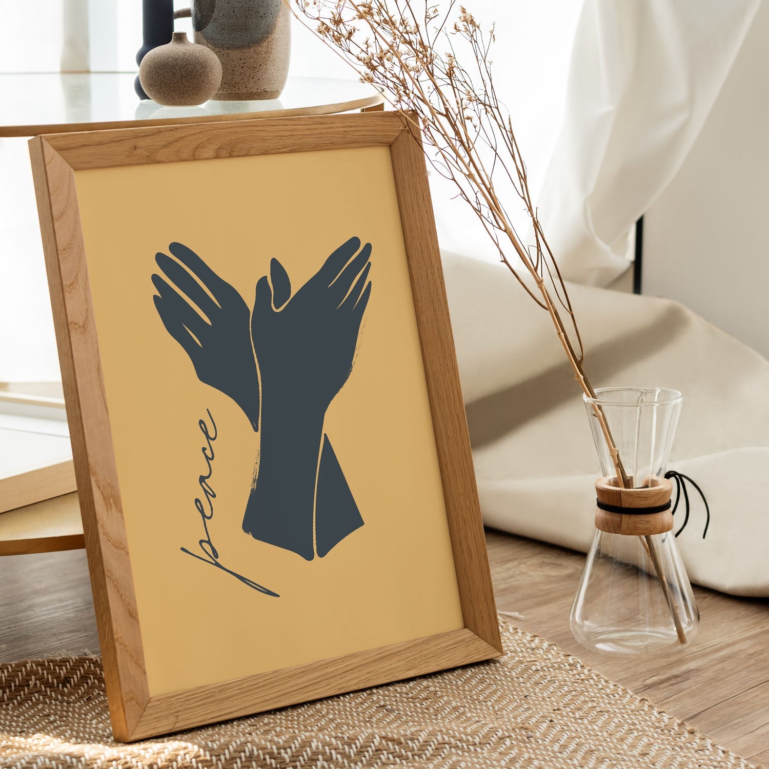 Peace in hands-Artwork-Nacnic-Nacnic Estudio SL