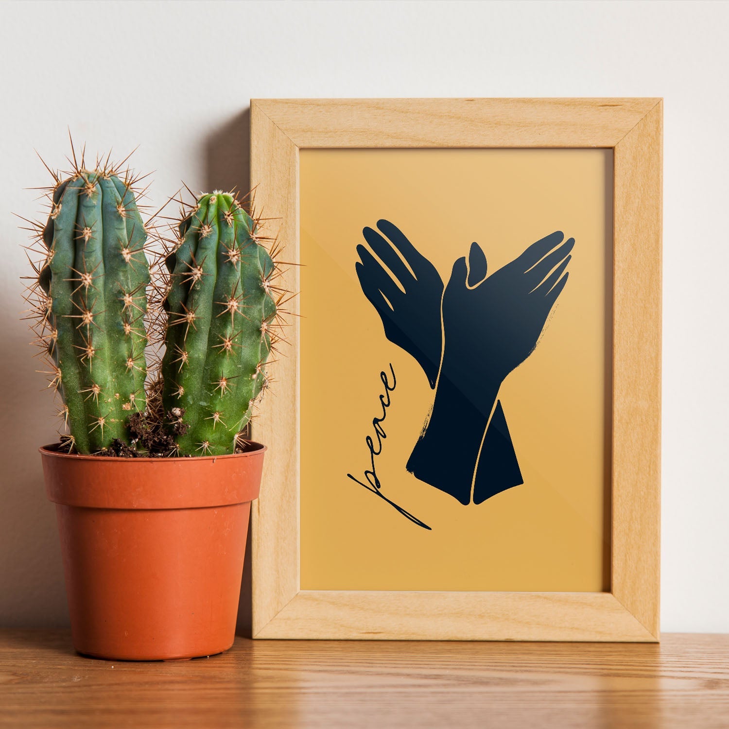 Peace in hands-Artwork-Nacnic-Nacnic Estudio SL