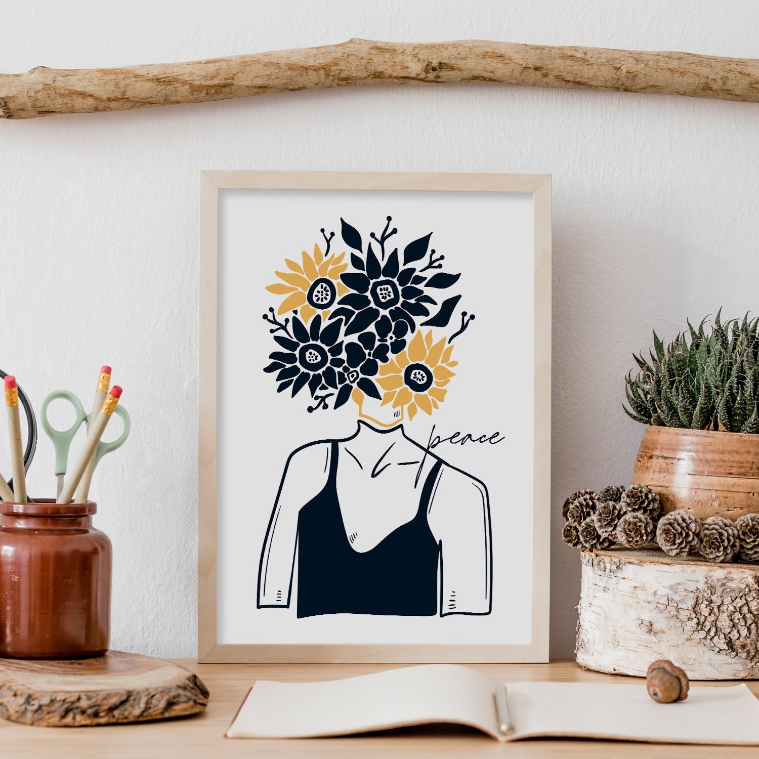 Peace in your Head-Artwork-Nacnic-Nacnic Estudio SL