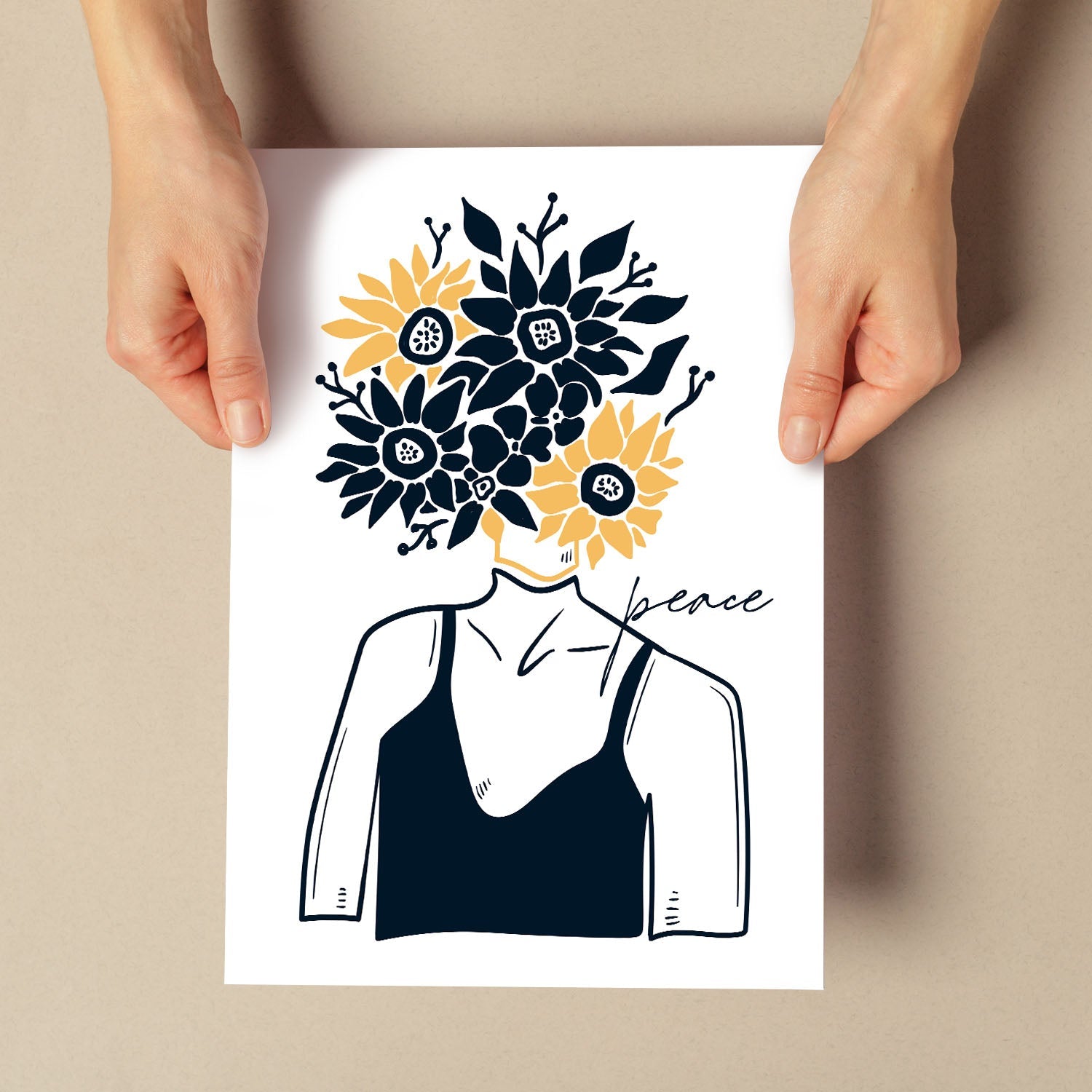 Peace in your Head-Artwork-Nacnic-Nacnic Estudio SL