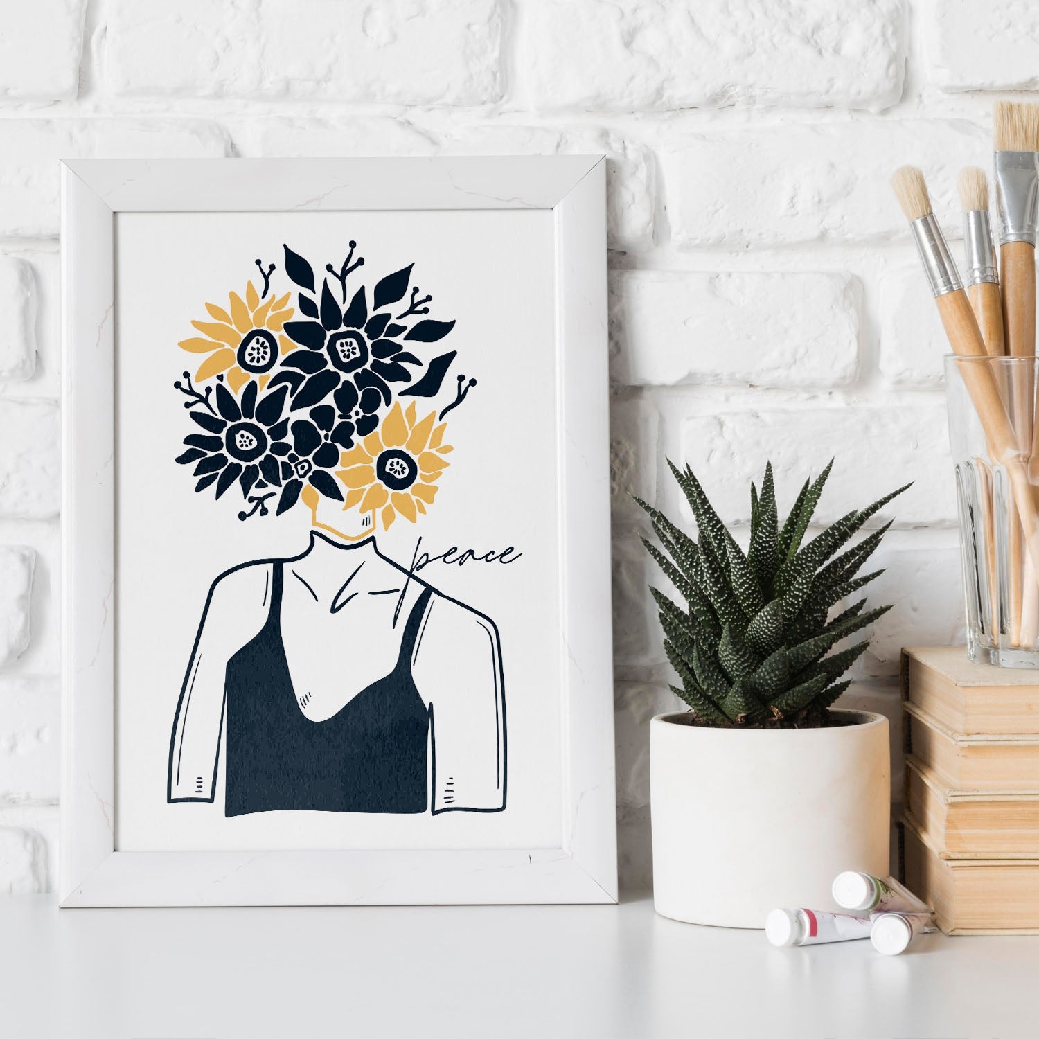 Peace in your Head-Artwork-Nacnic-Nacnic Estudio SL