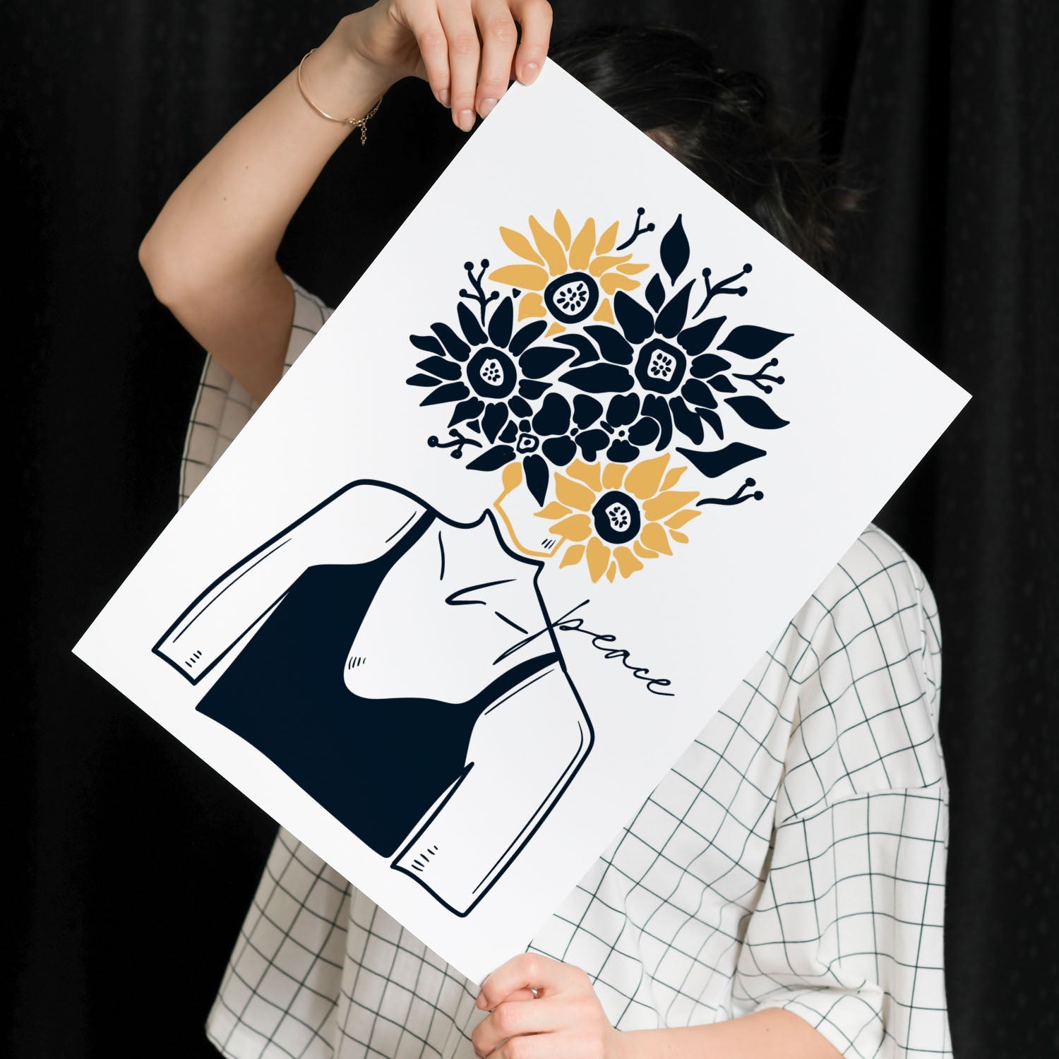 Peace in your Head-Artwork-Nacnic-Nacnic Estudio SL