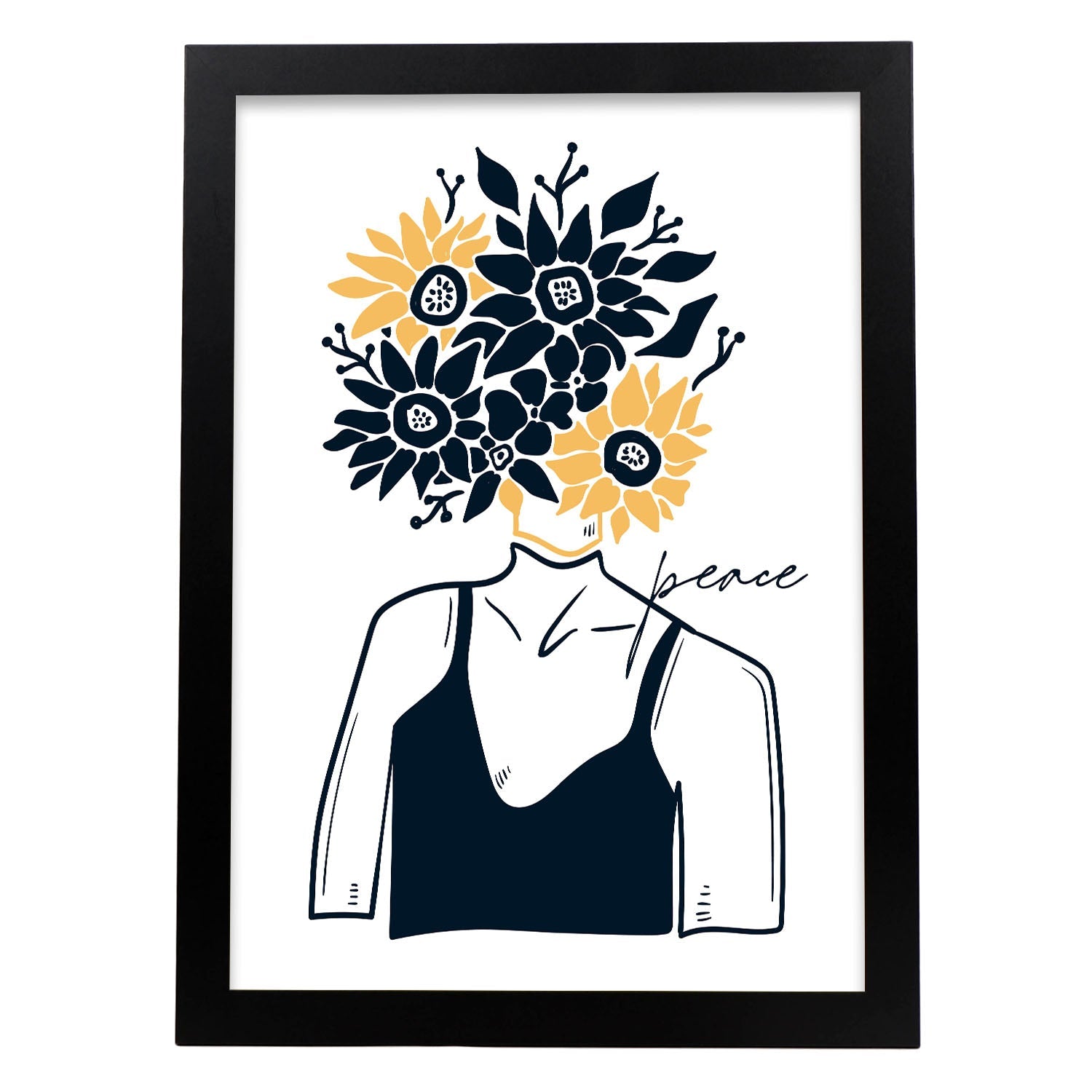 Peace in your Head-Artwork-Nacnic-A3-Sin marco-Nacnic Estudio SL