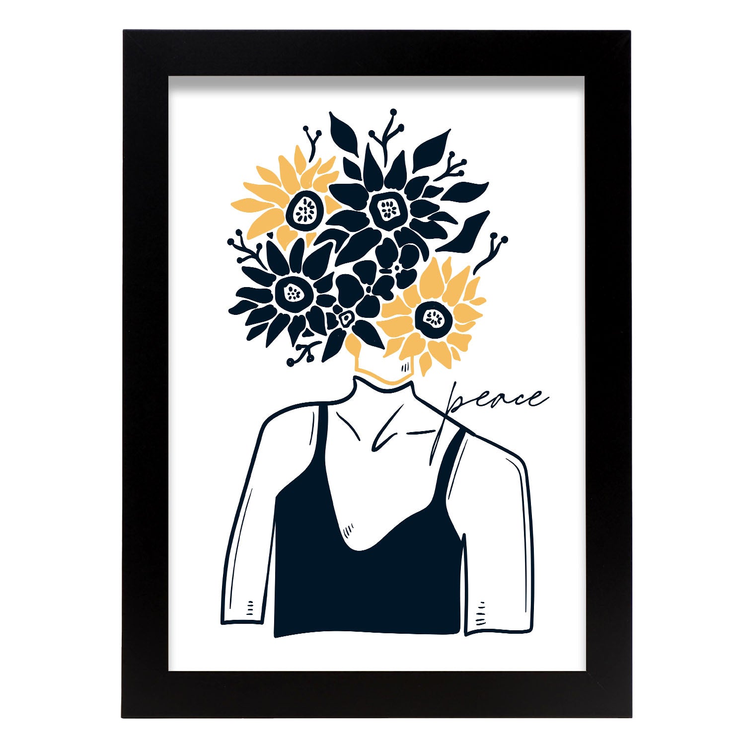 Peace in your Head-Artwork-Nacnic-A4-Sin marco-Nacnic Estudio SL