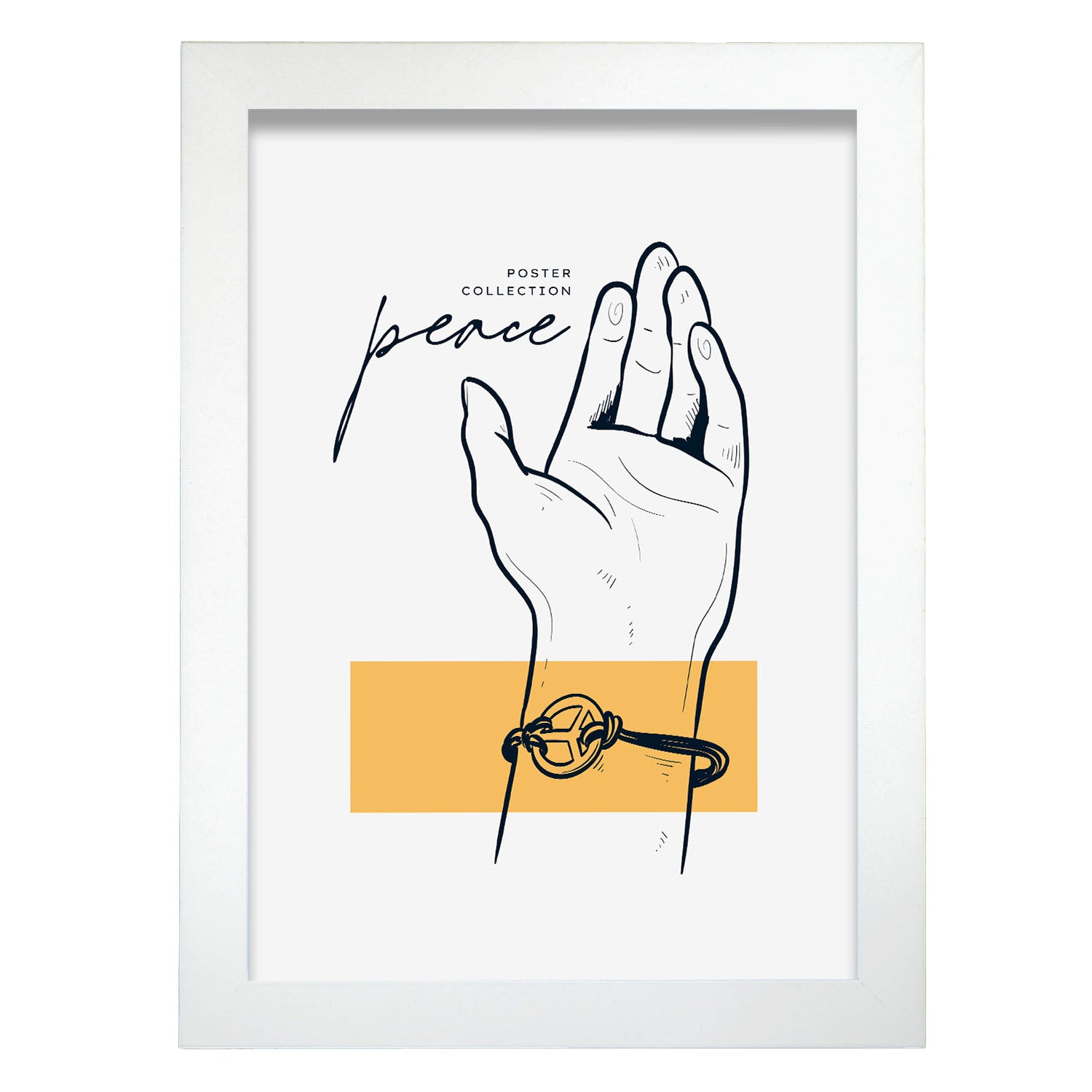 Peace is in you hand-Artwork-Nacnic-A4-Marco Blanco-Nacnic Estudio SL