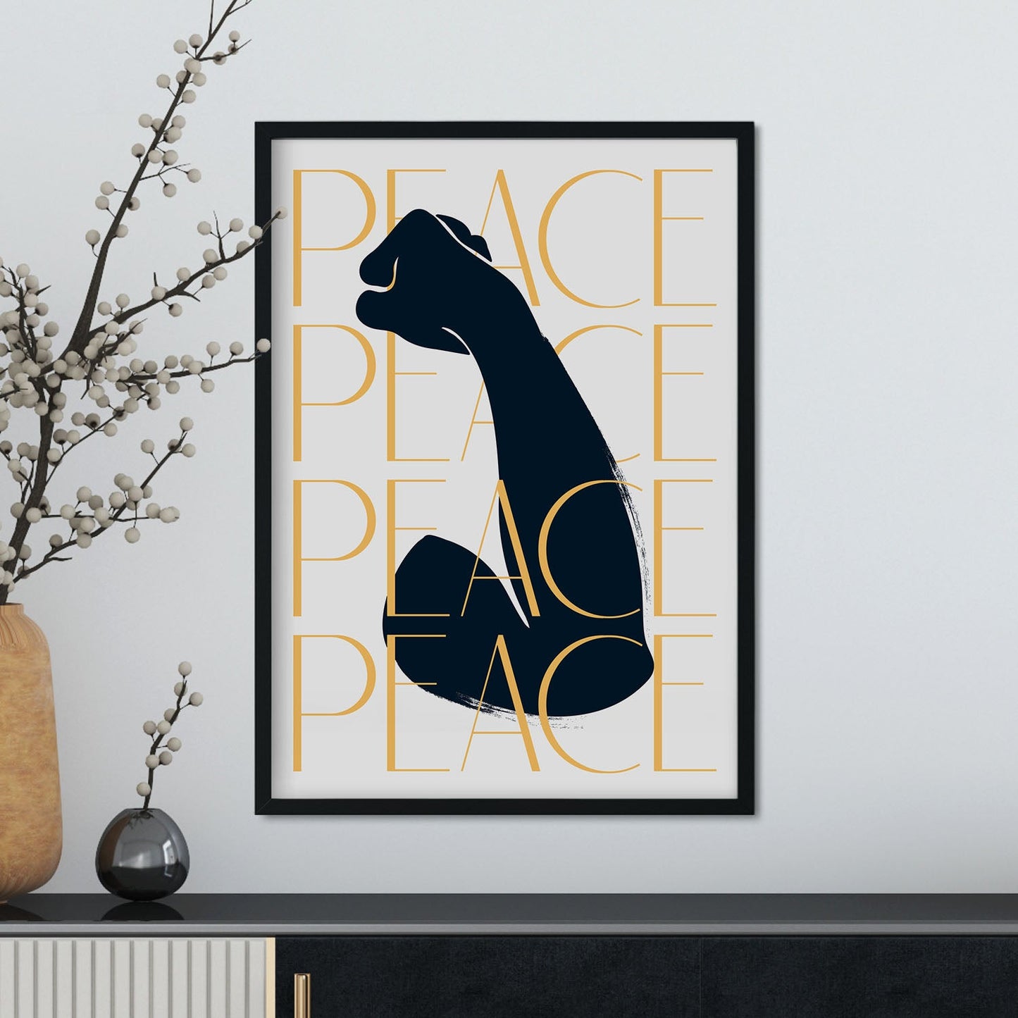 Peace is strong-Artwork-Nacnic-Nacnic Estudio SL