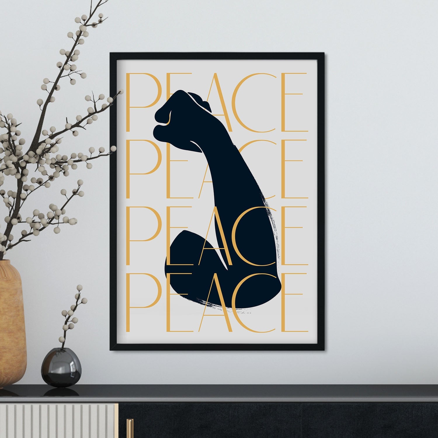 Peace is strong-Artwork-Nacnic-Nacnic Estudio SL