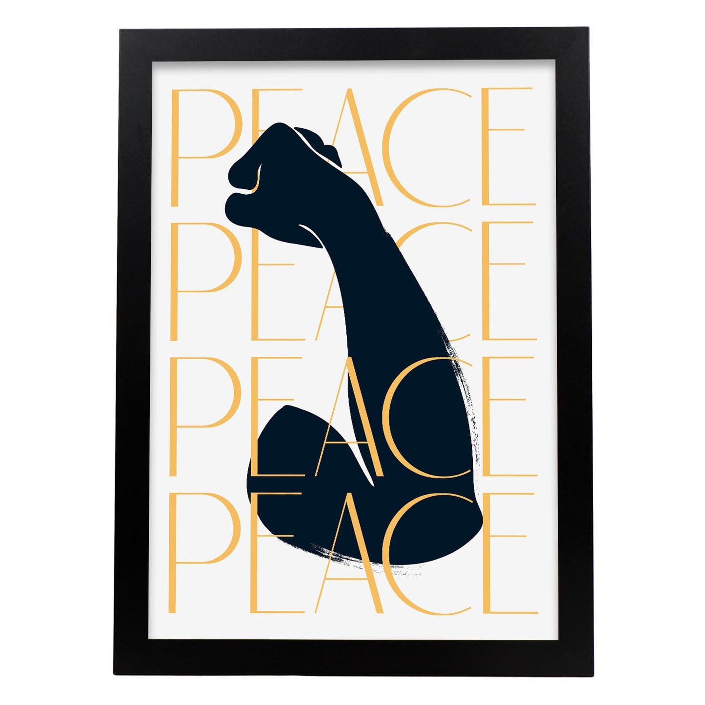 Peace is strong-Artwork-Nacnic-A3-Sin marco-Nacnic Estudio SL