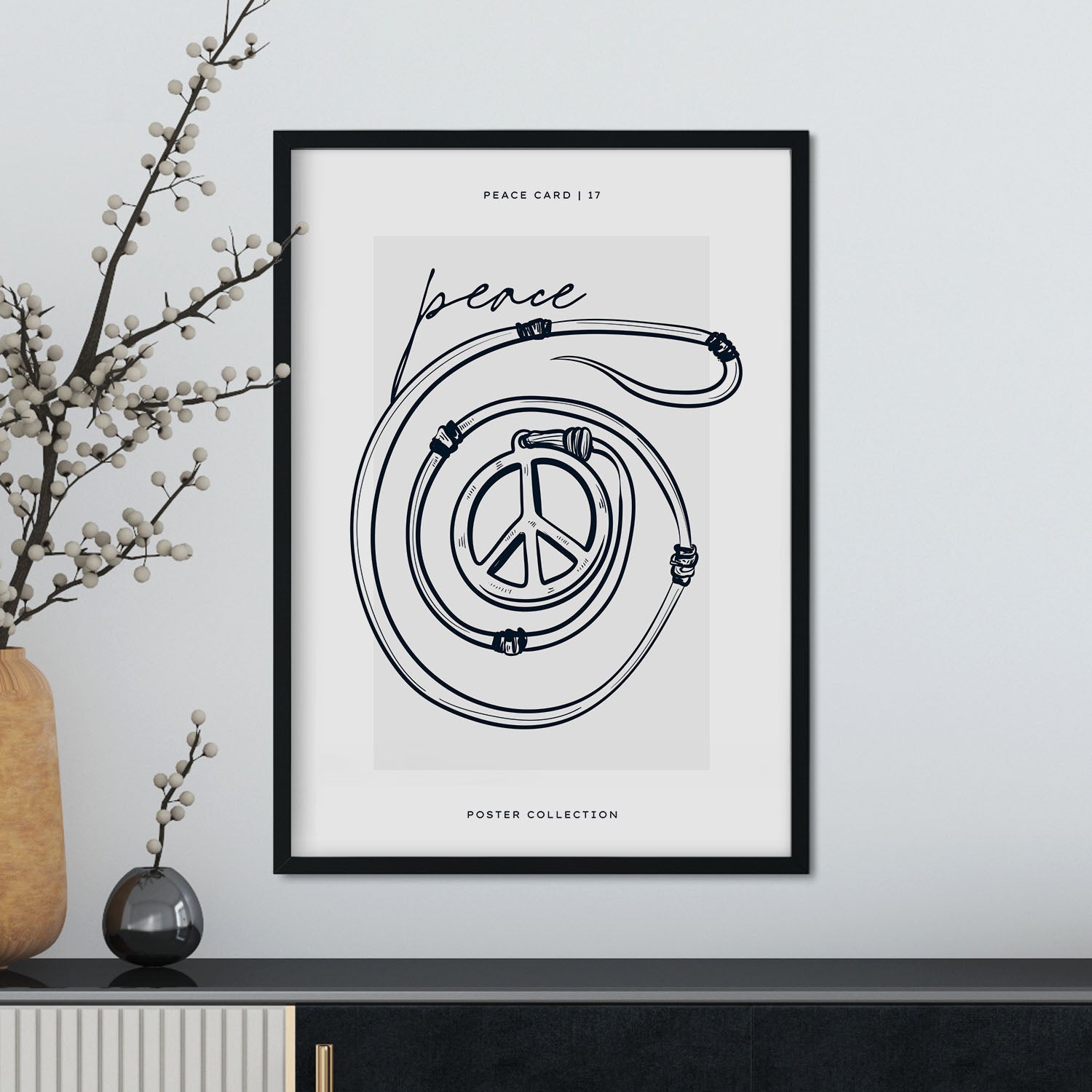 Peace necklace-Artwork-Nacnic-Nacnic Estudio SL