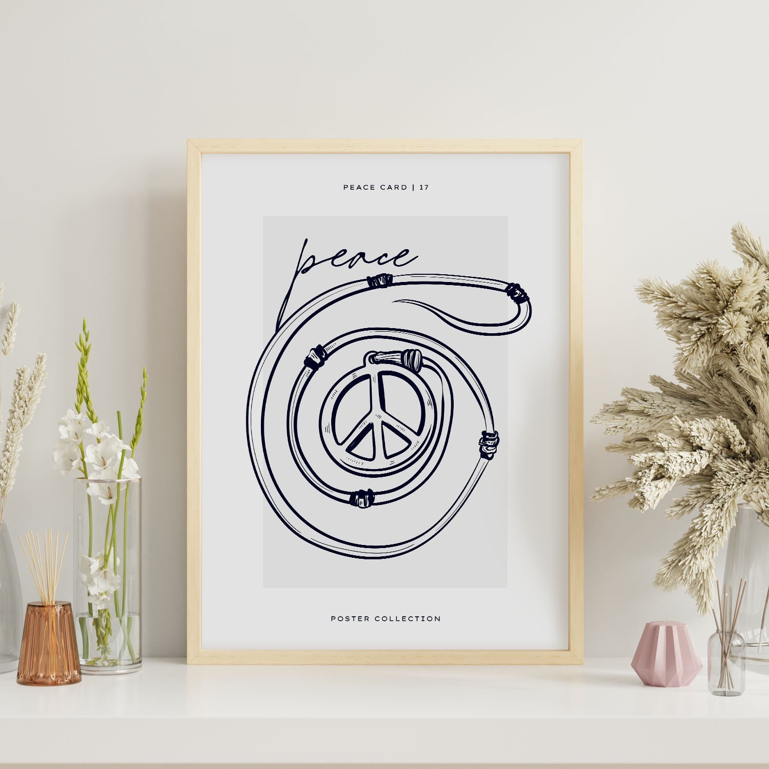 Peace necklace-Artwork-Nacnic-Nacnic Estudio SL