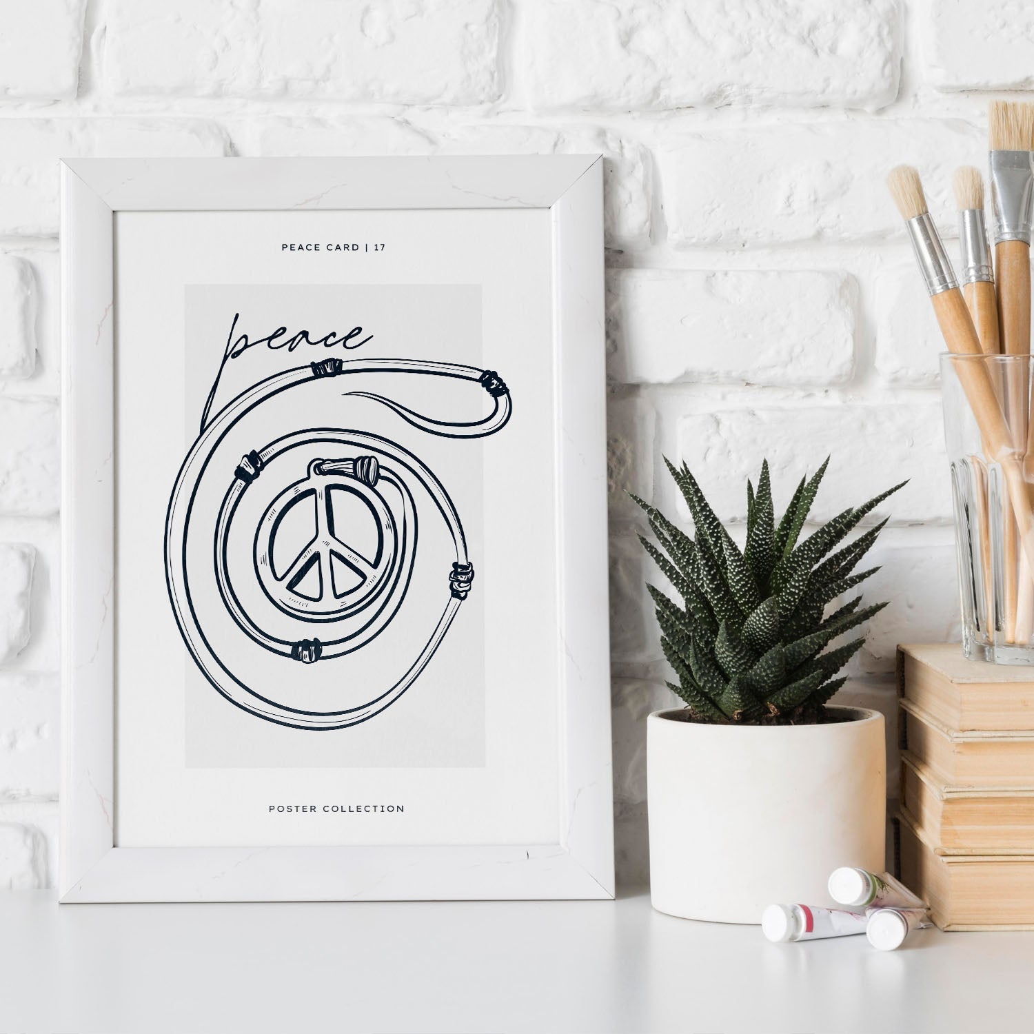 Peace necklace-Artwork-Nacnic-Nacnic Estudio SL