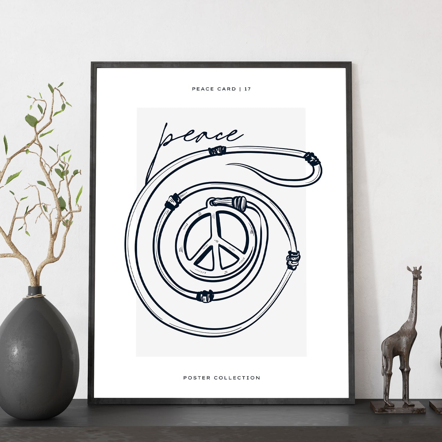 Peace necklace-Artwork-Nacnic-Nacnic Estudio SL