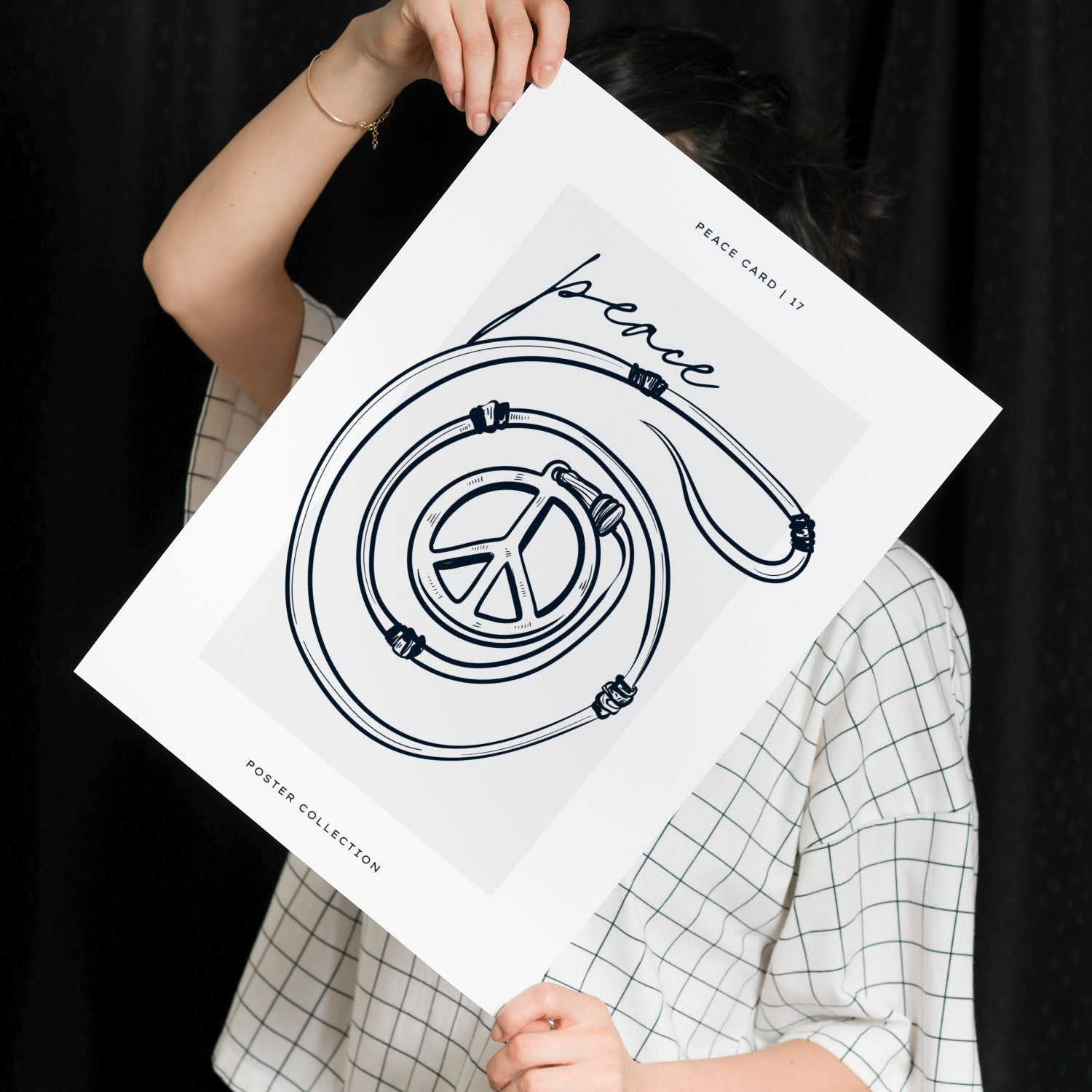 Peace necklace-Artwork-Nacnic-Nacnic Estudio SL