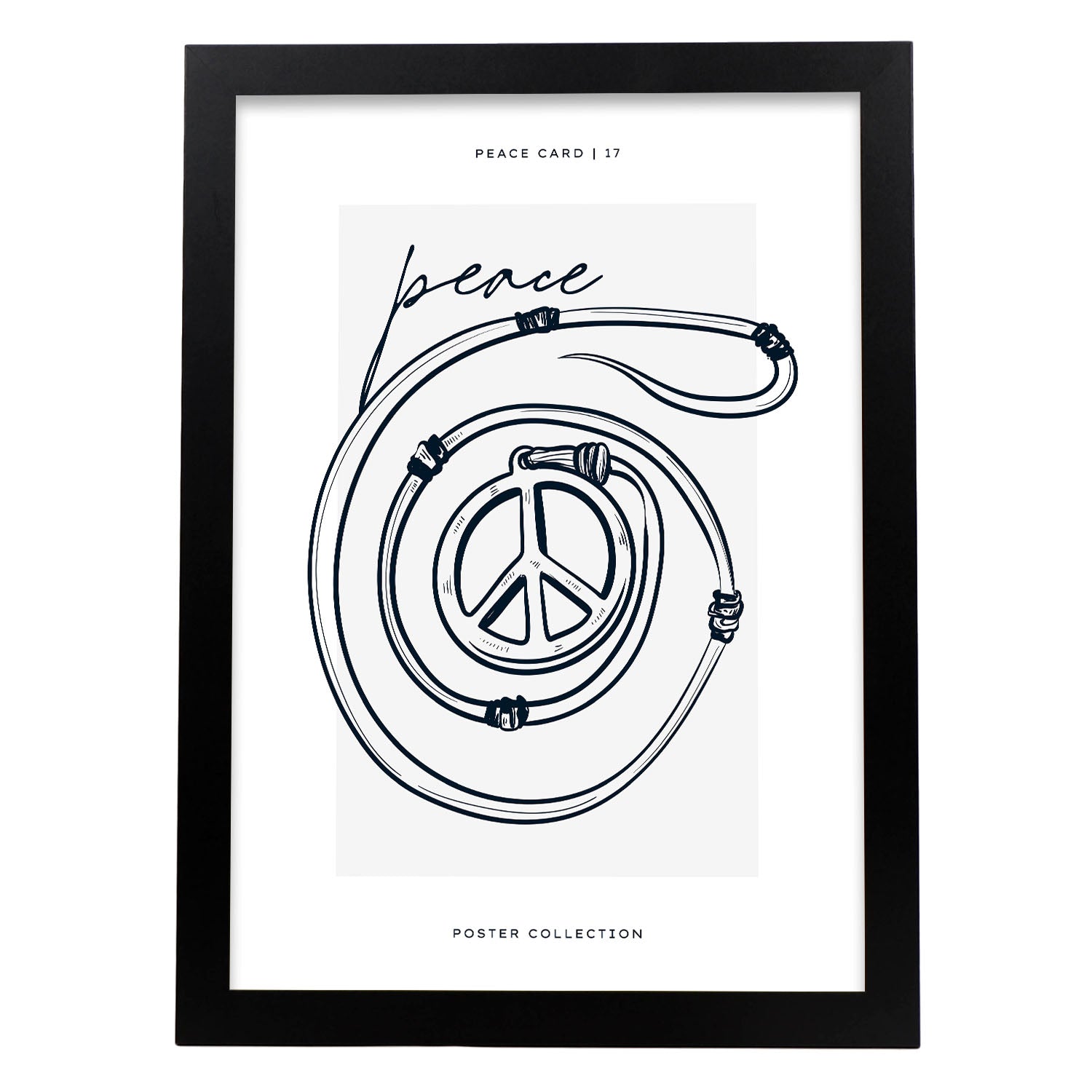 Peace necklace-Artwork-Nacnic-A3-Sin marco-Nacnic Estudio SL