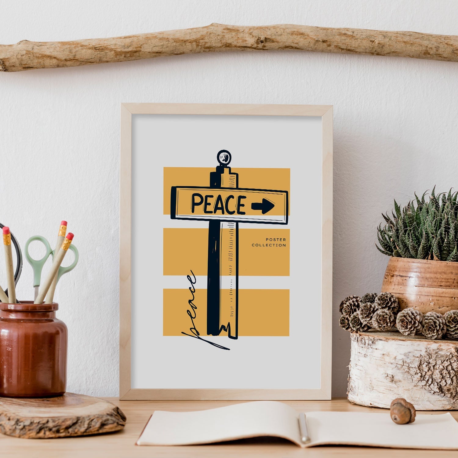 Peace sign-Artwork-Nacnic-Nacnic Estudio SL