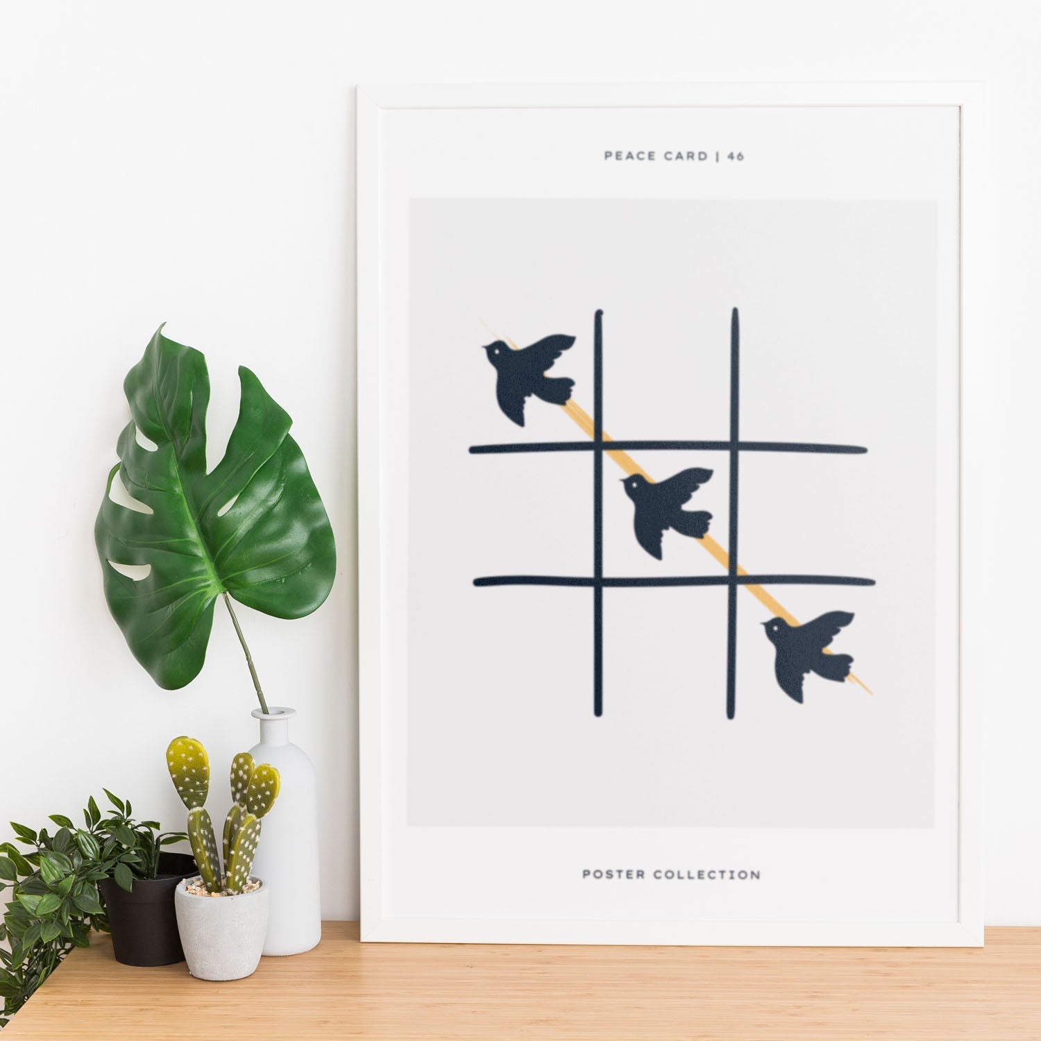 Peace tac toe-Artwork-Nacnic-Nacnic Estudio SL