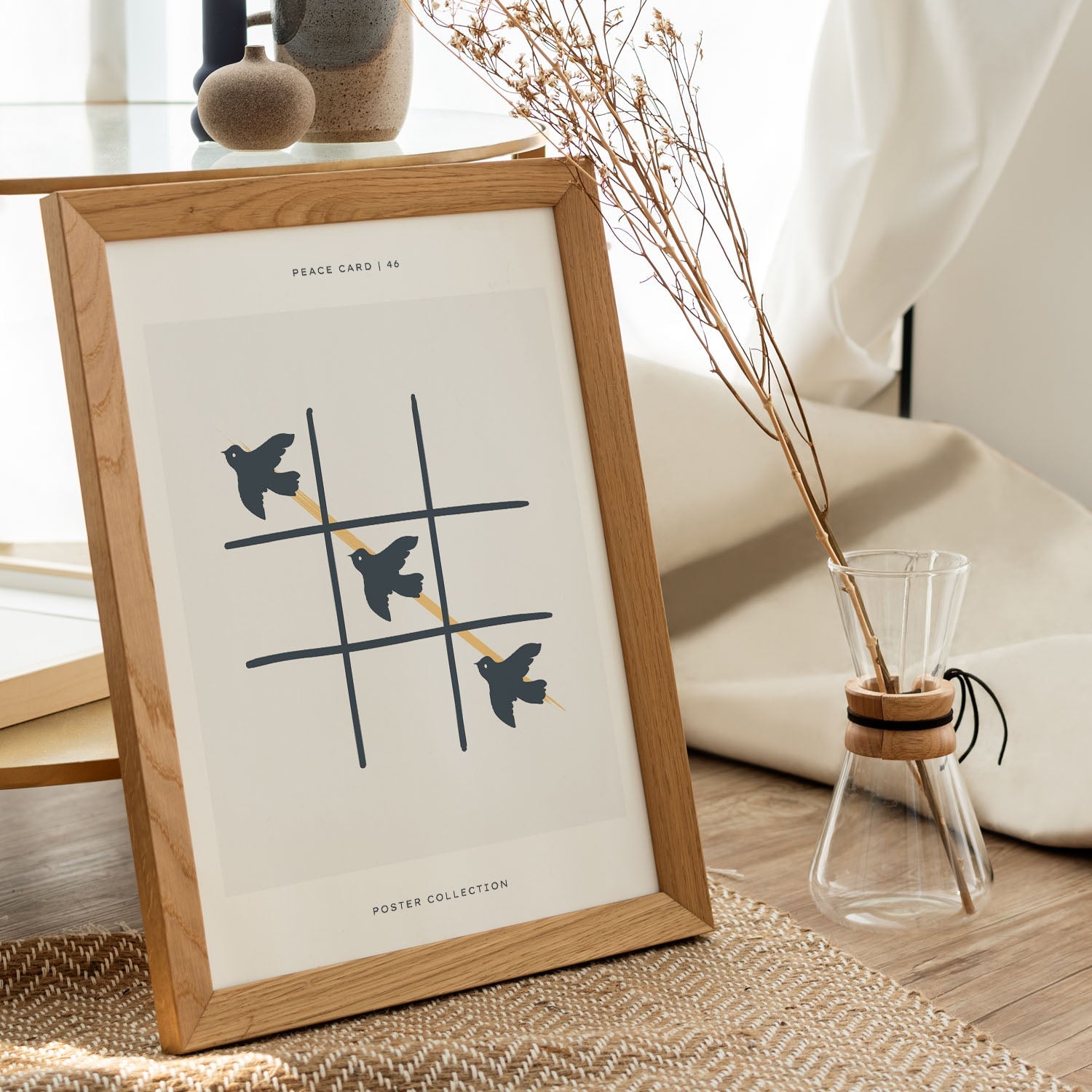 Peace tac toe-Artwork-Nacnic-Nacnic Estudio SL